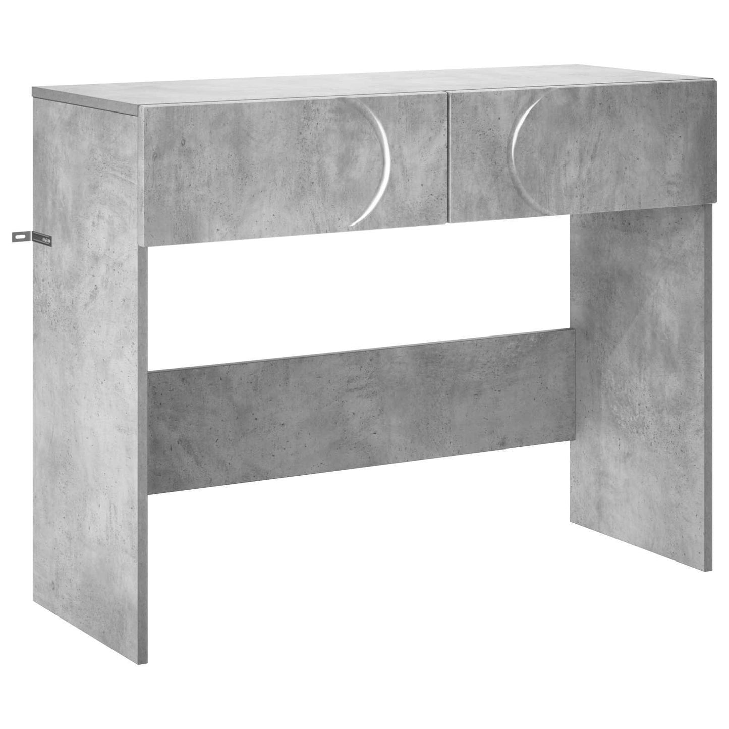 Konzolasztal Betonszürke 96,5 x 38 x 75 cm Szerelt Fa