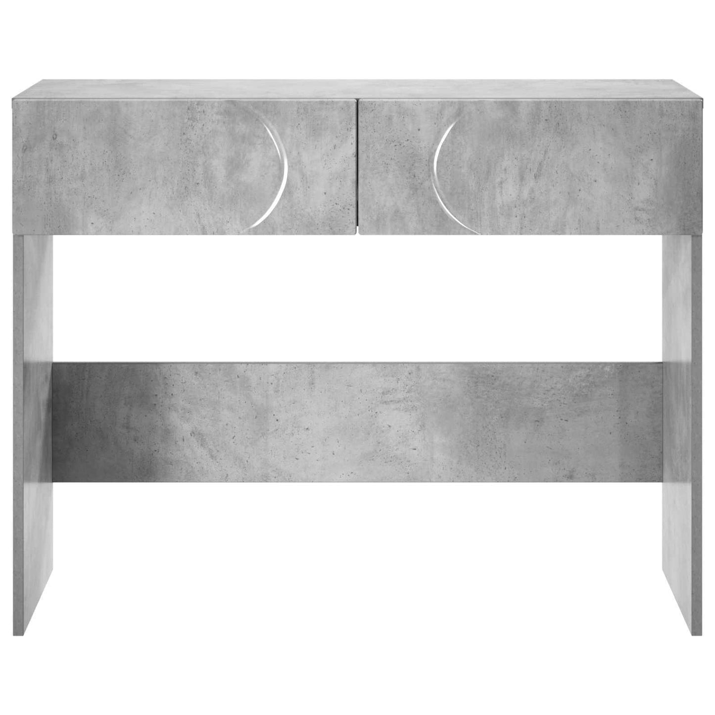 Konzolasztal Betonszürke 96,5 x 38 x 75 cm Szerelt Fa