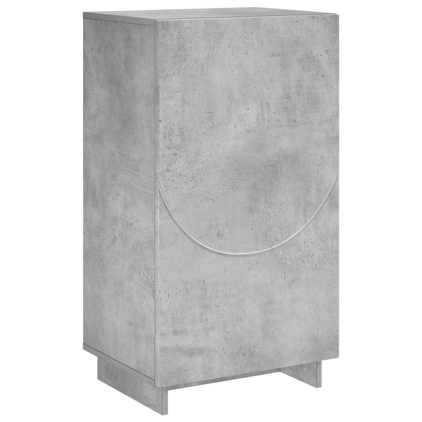 Cipőszekrény 48 x 38 x 87,5 cm Szerelt Fa Betonszürke