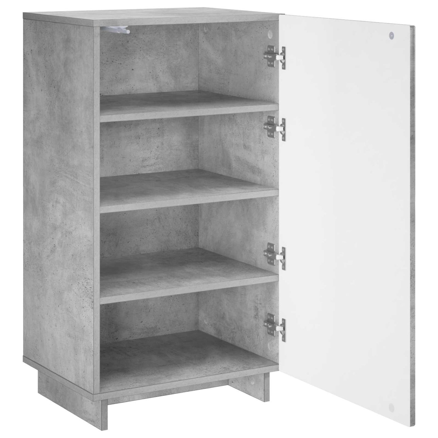 Cipőszekrény 48 x 38 x 87,5 cm Szerelt Fa Betonszürke