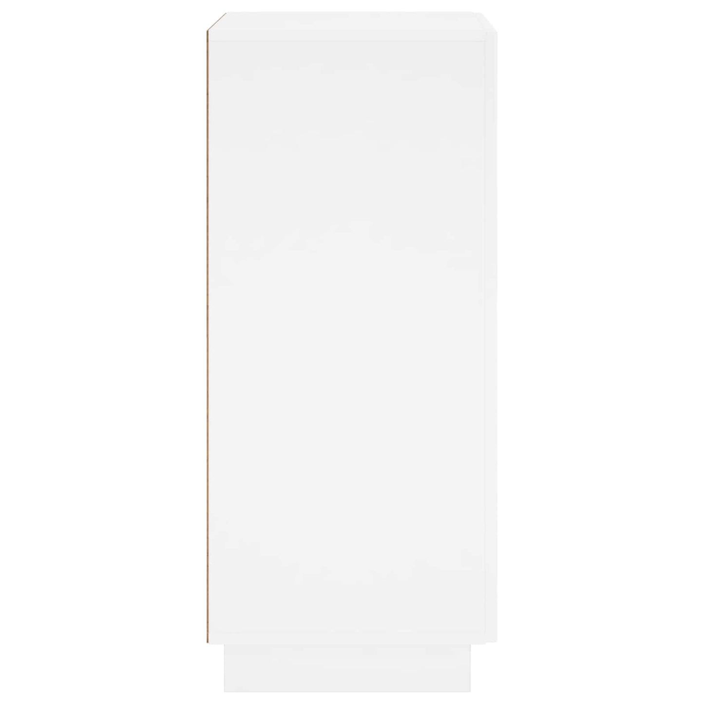 Cipőszekrény 48 x 38 x 87,5 cm Szerelt Fa Magasfényű Fehér