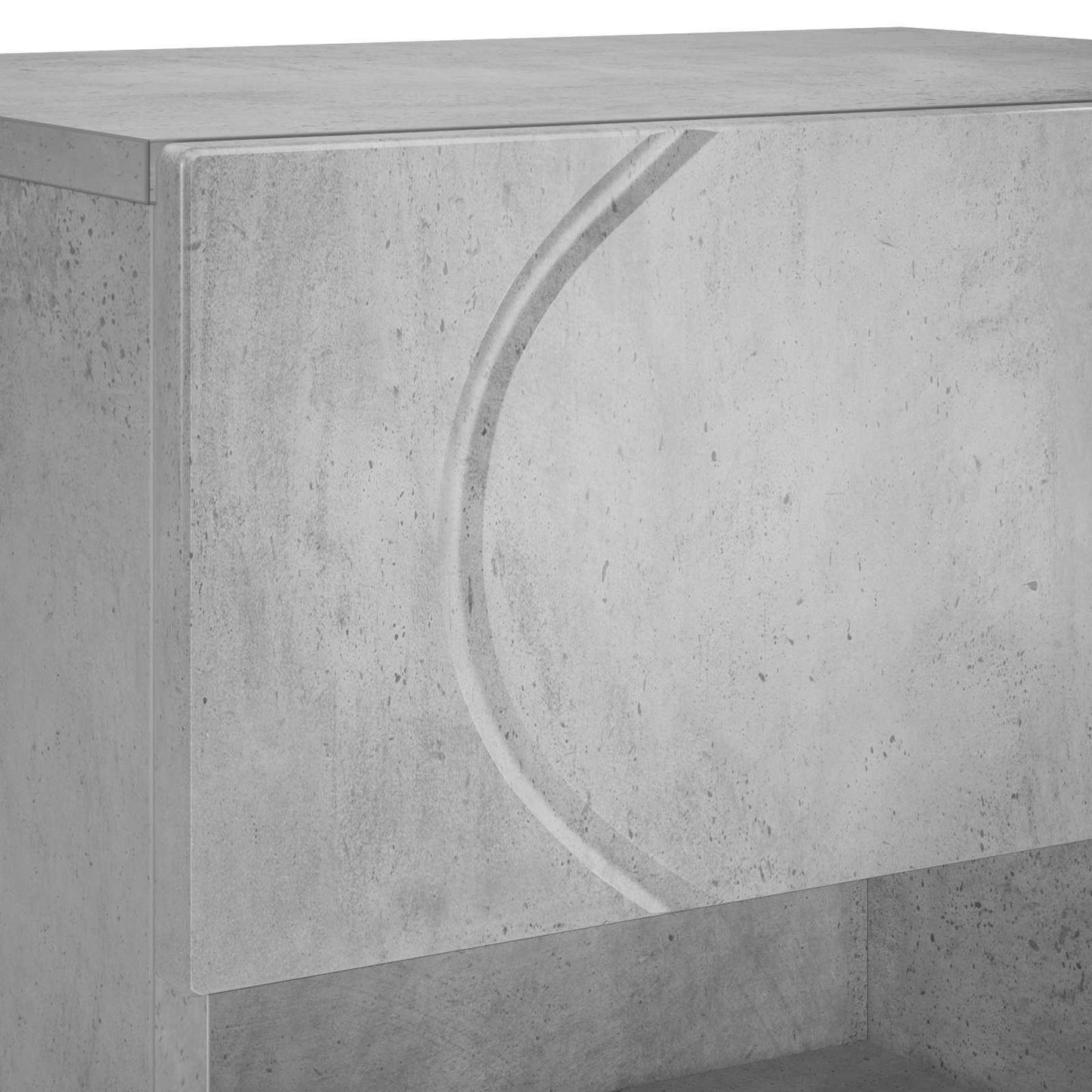 Cipőszekrény 48 x 38 x 87,5 cm Szerelt Fa Betonszürke