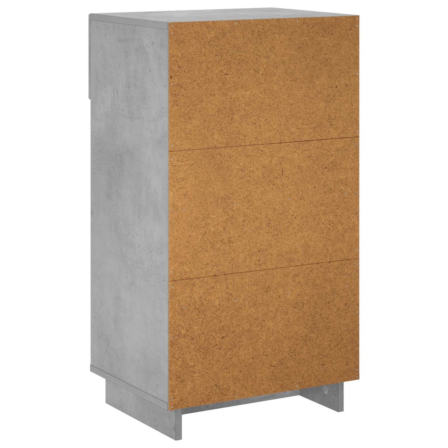 Cipőszekrény 48 x 38 x 87,5 cm Szerelt Fa Betonszürke