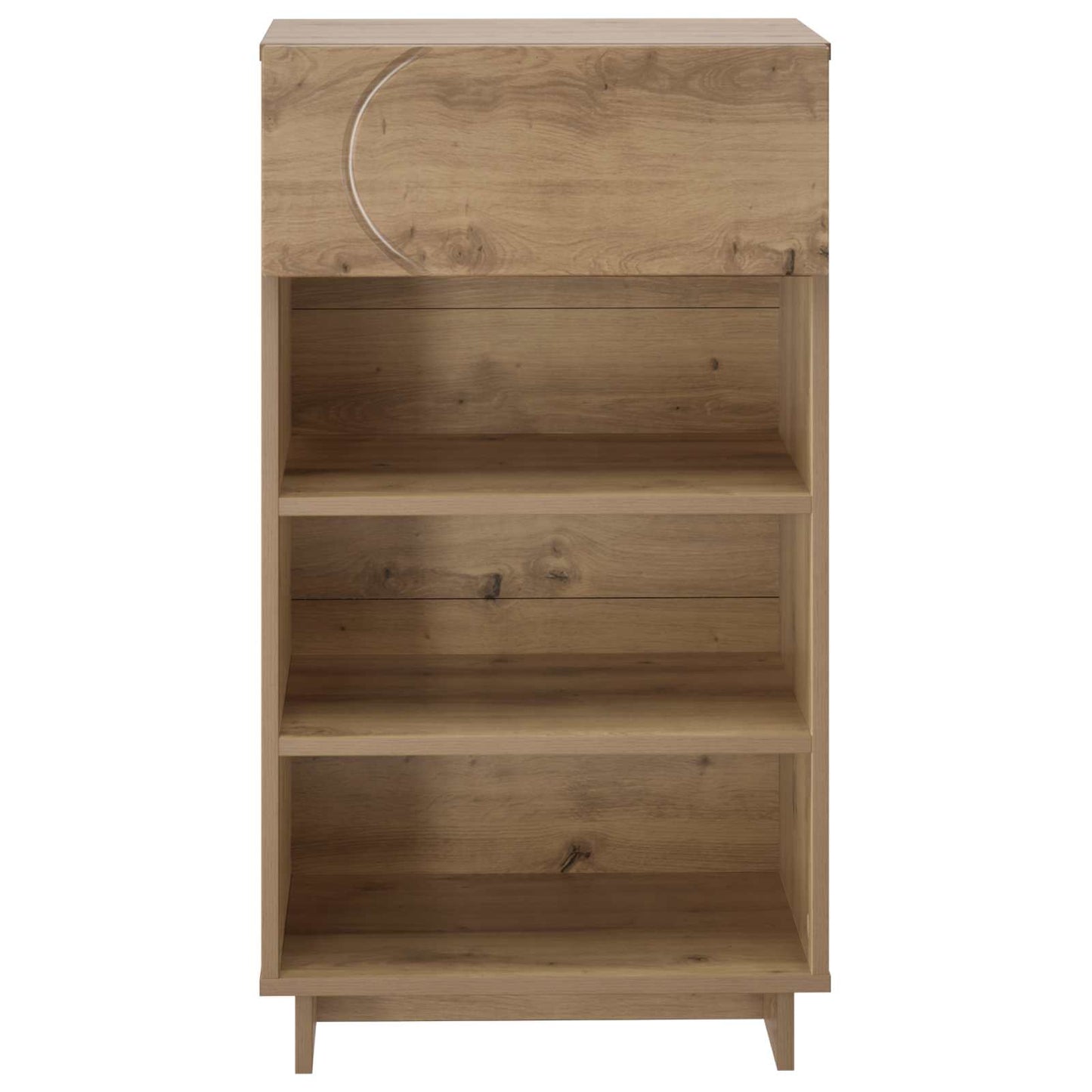 Cipőszekrény 48 x 38 x 87,5 cm Szerelt Fa Kézműves Tölgy