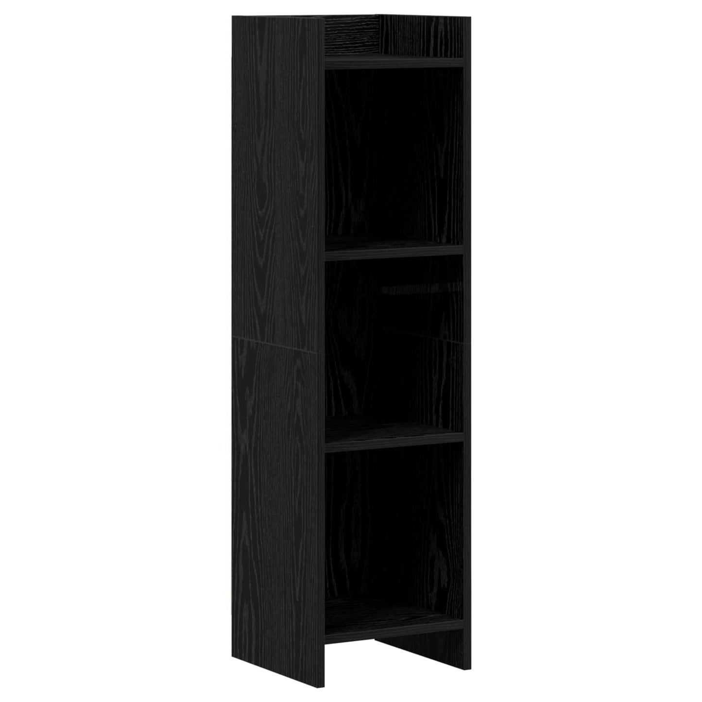 Könyvszekrény Fekete Tölgy 30 x 30 x 111 cm Szerelt Fa