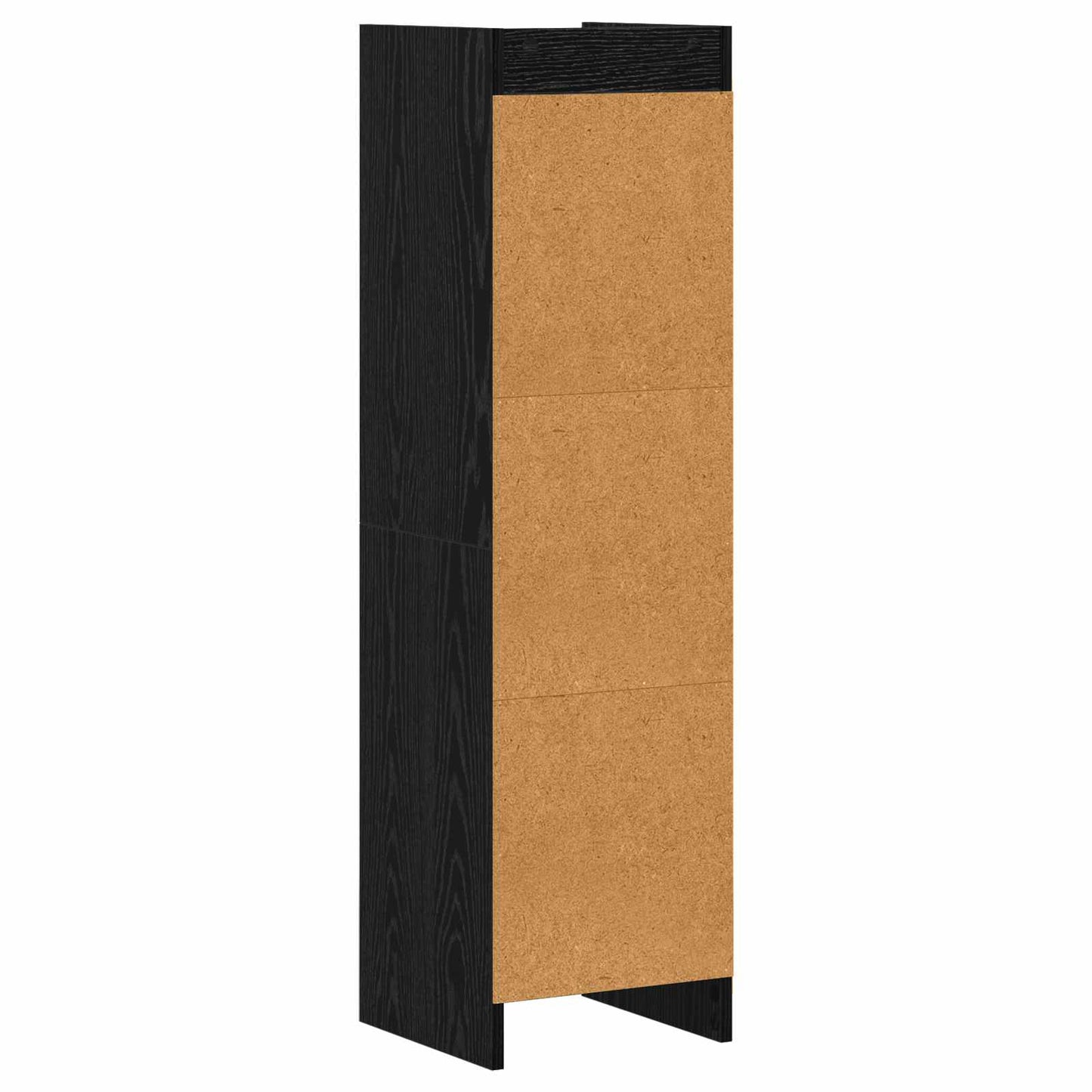 Könyvszekrény Fekete Tölgy 30 x 30 x 111 cm Szerelt Fa