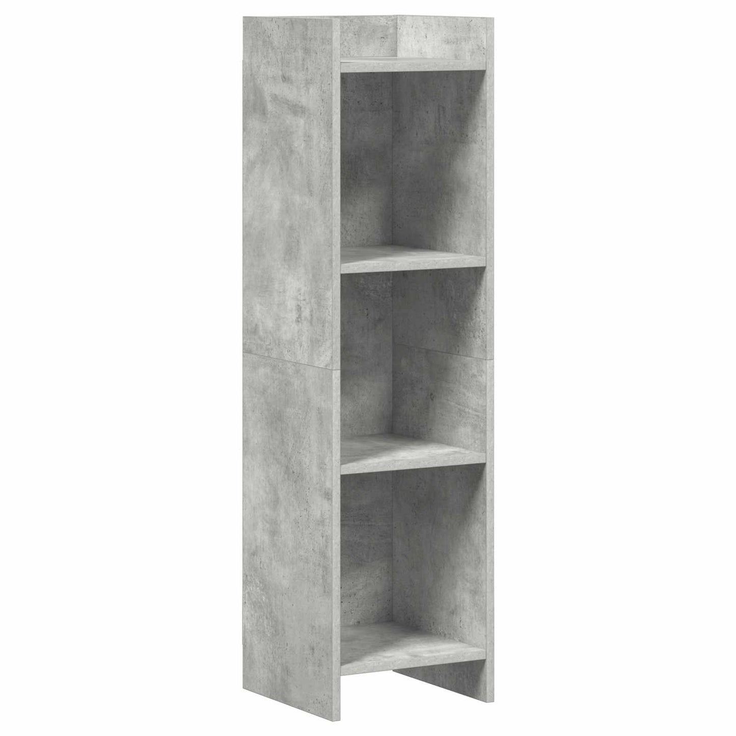 Könyvszekrény Beton Szürke 30 x 30 x 111 cm Szerelt Fa