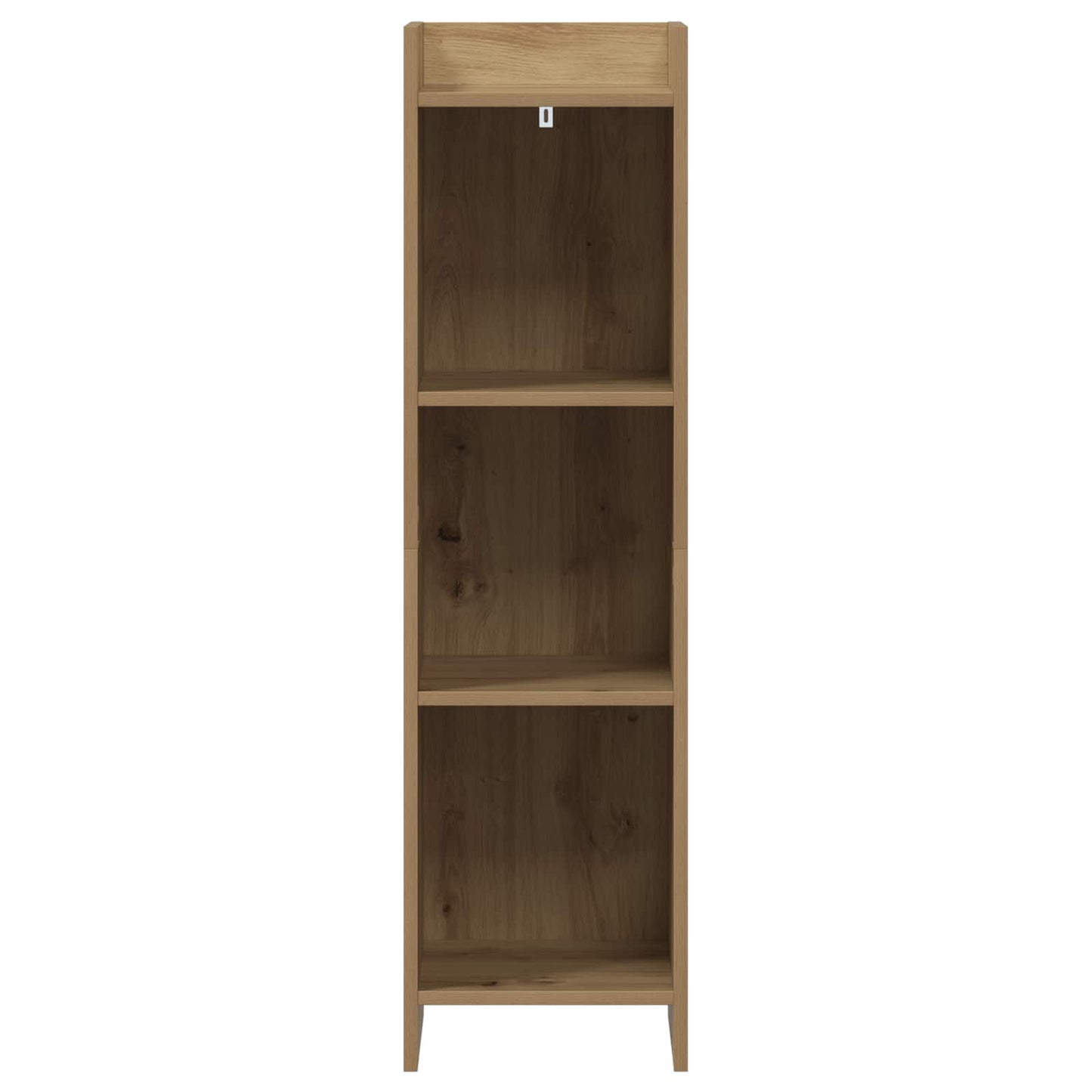Könyvszekrény 3 szintes 30 x 30 x 111 cm Szerelt Fa