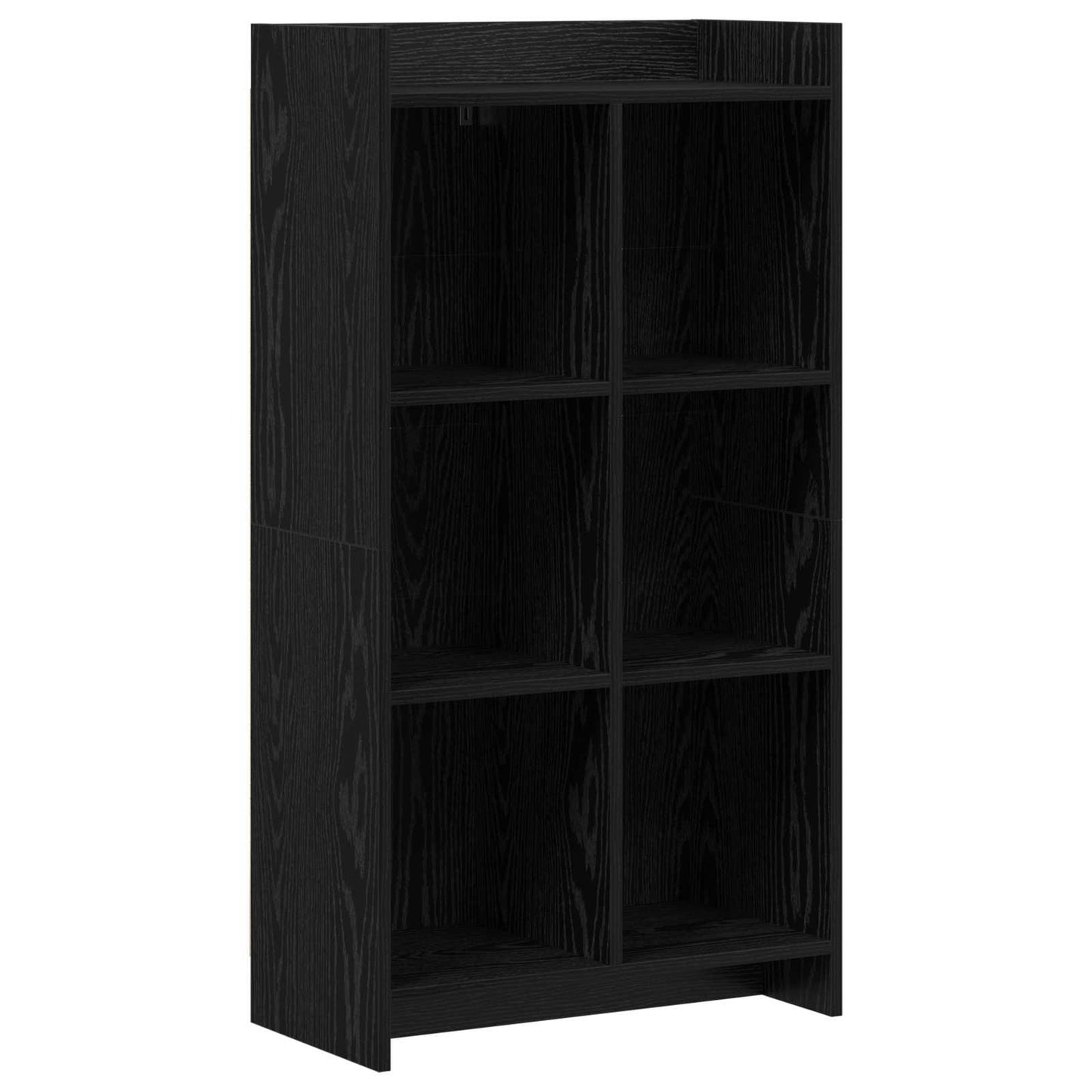 Könyvszekrény Fekete Tölgy 59 x 30 x 111 cm Szerelt Fa