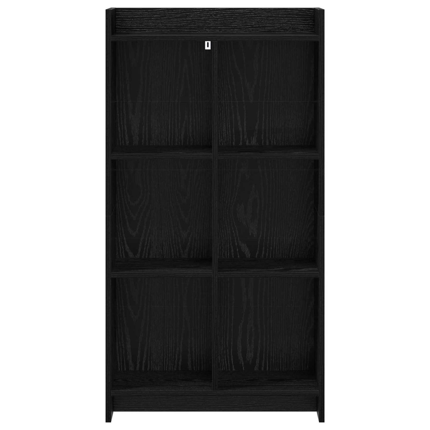 Könyvszekrény Fekete Tölgy 59 x 30 x 111 cm Szerelt Fa