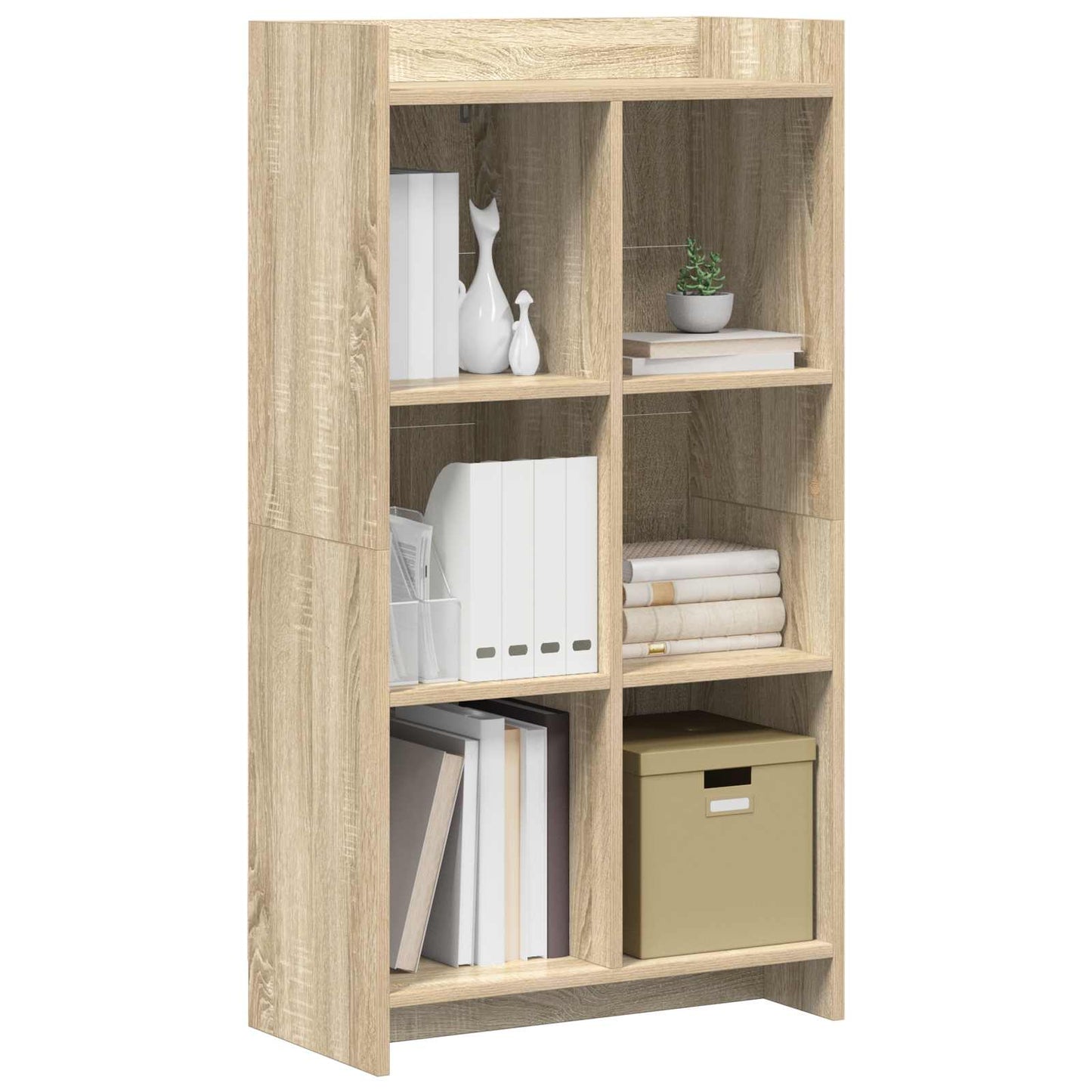 Könyvszekrény Sonoma Tölgy 59 x 30 x 111 cm Szerelt Fa