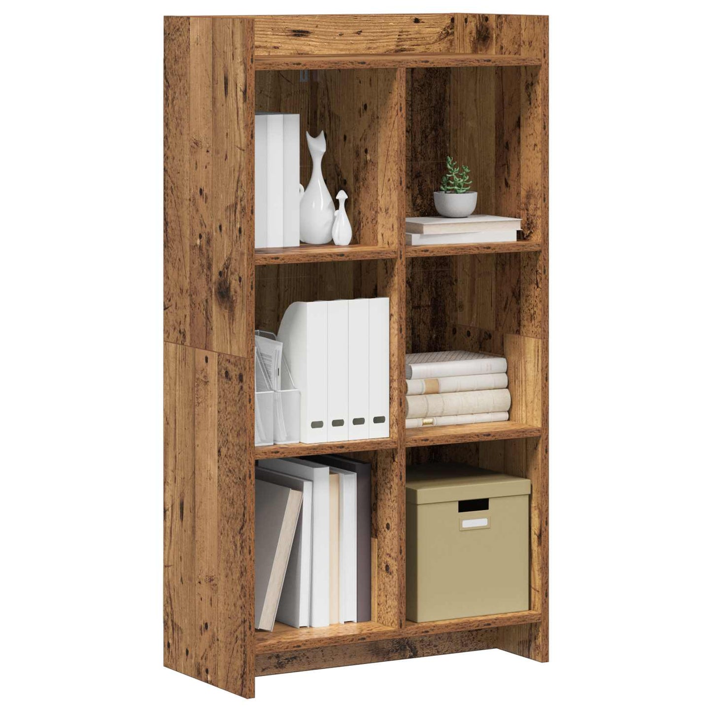 Könyvszekrény Antik Fa 59 x 30 x 111 cm Szerelt Fa