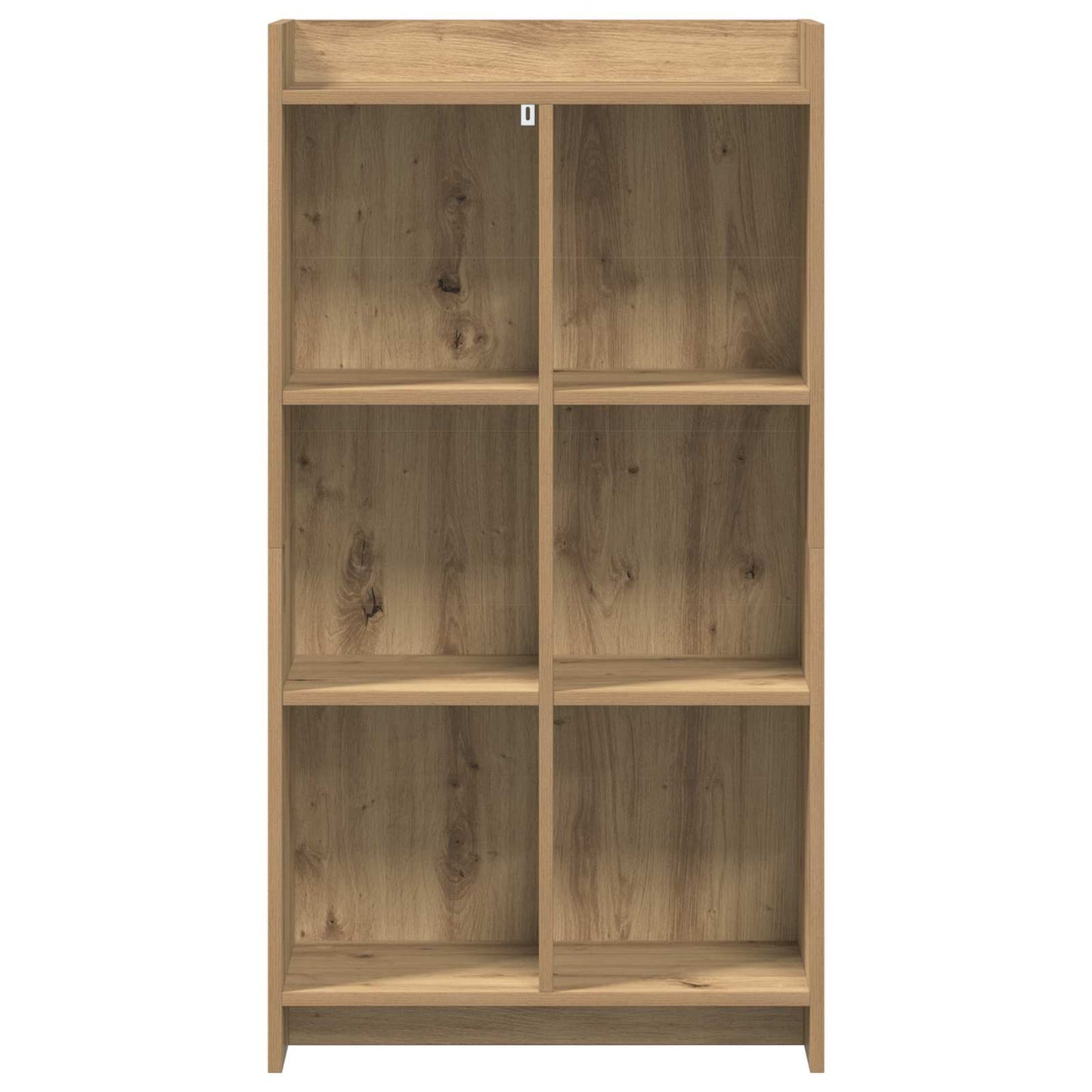 Könyvszekrény 6 szintes 59 x 30 x 111 cm Szerelt Fa