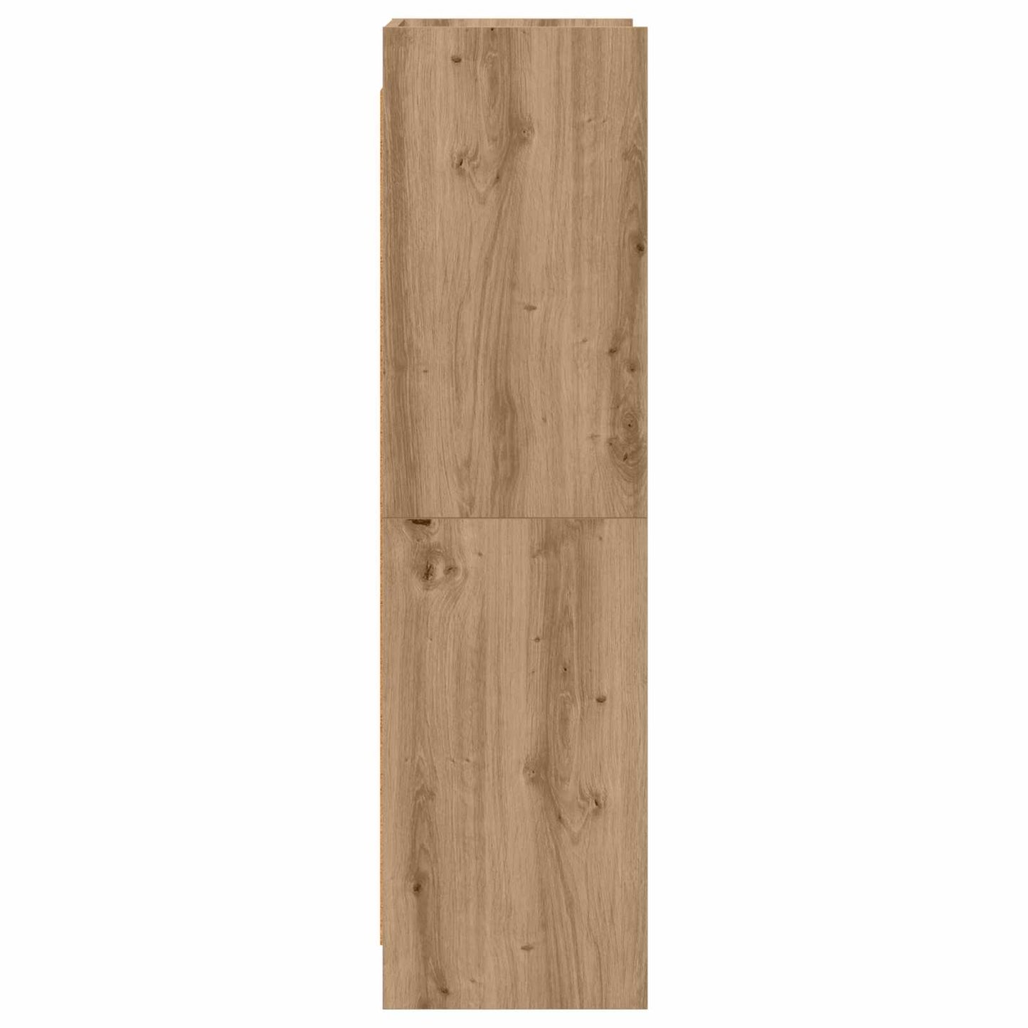 Könyvszekrény 6 szintes 59 x 30 x 111 cm Szerelt Fa