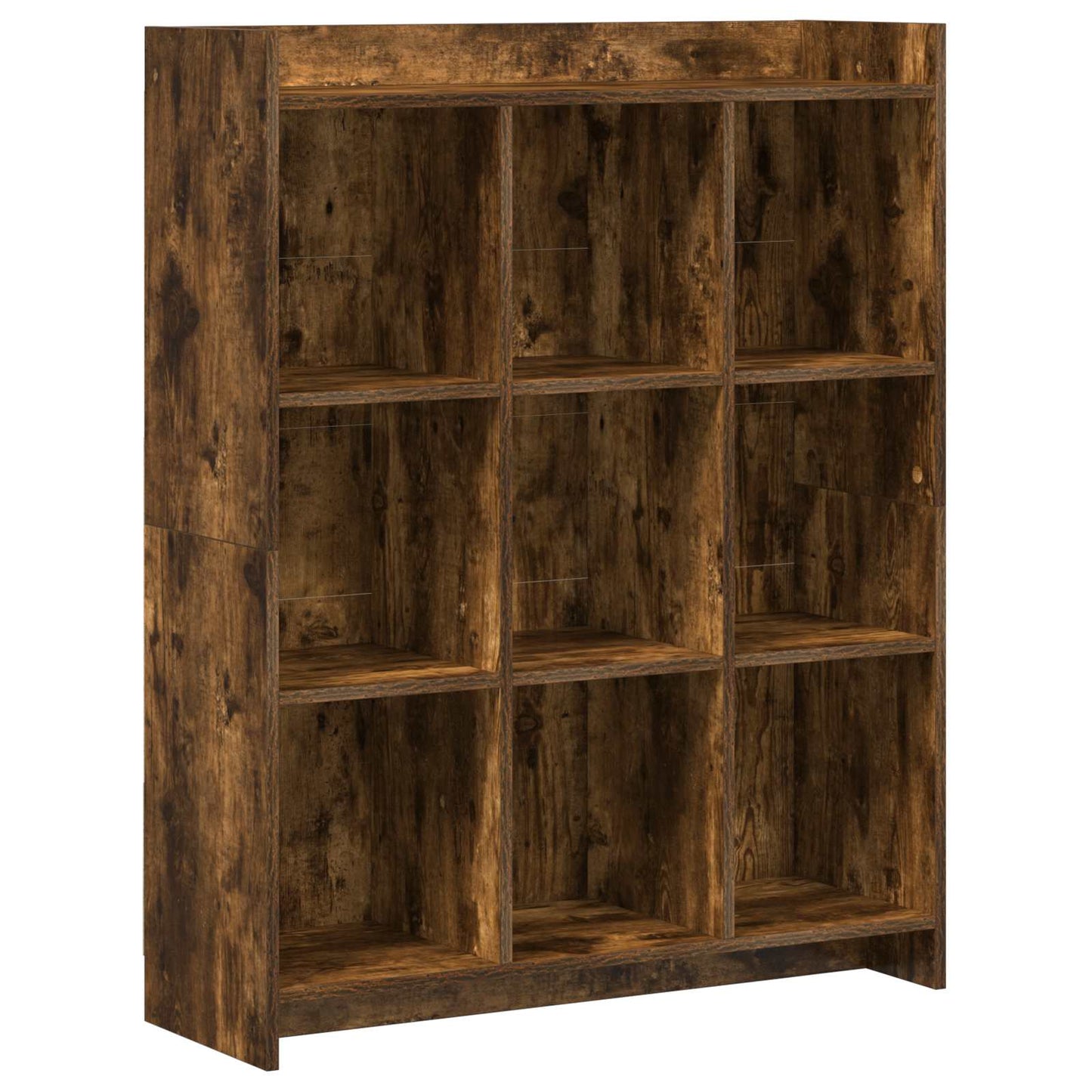 Könyvszekrény Füstös Tölgy 87,5 x 30 x 111 cm Szerelt Fa
