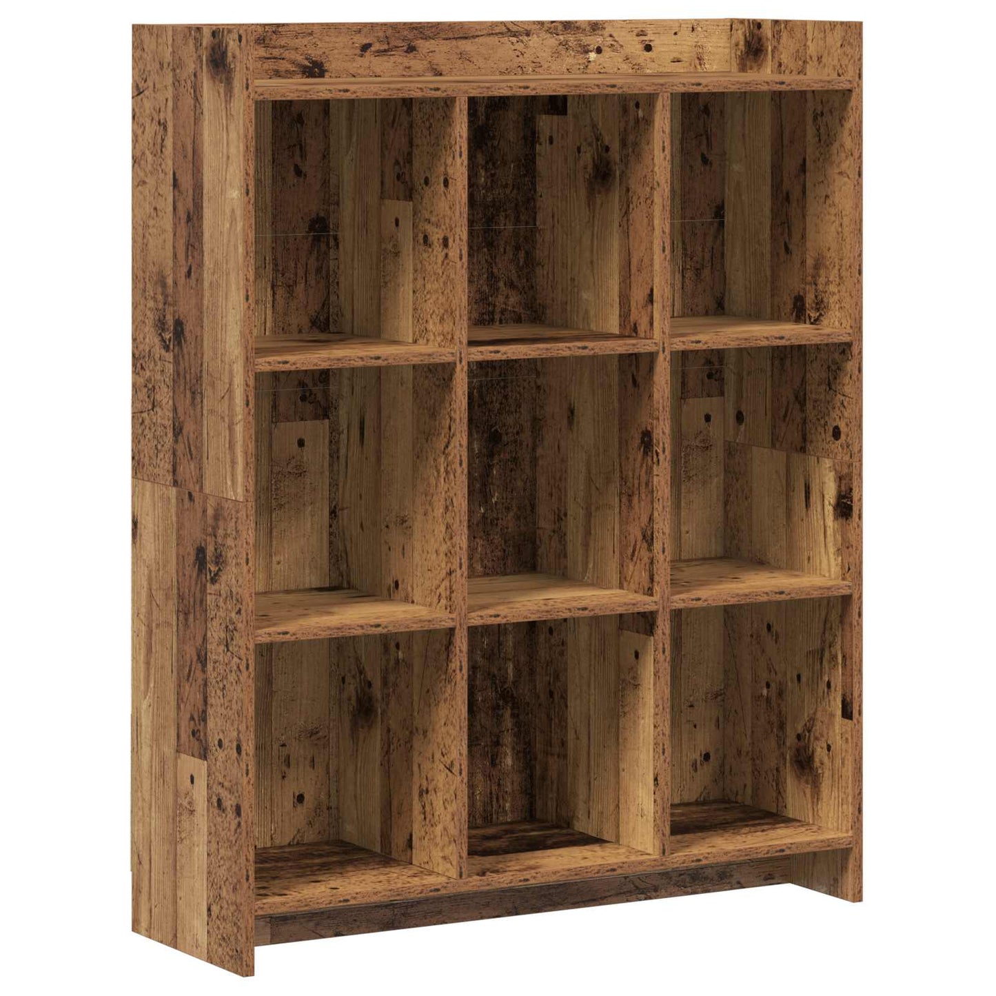 Könyvszekrény Antik Fa 87,5 x 30 x 111 cm Szerelt Fa