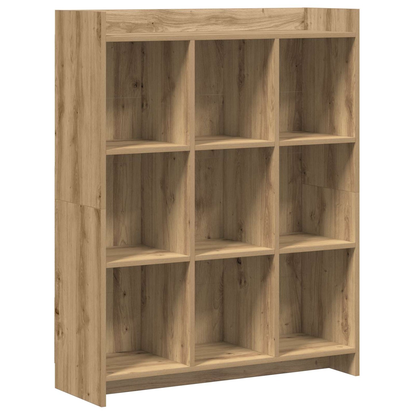 Könyvszekrény 9 szintes 87,5 x 30 x 111 cm Szerelt Fa