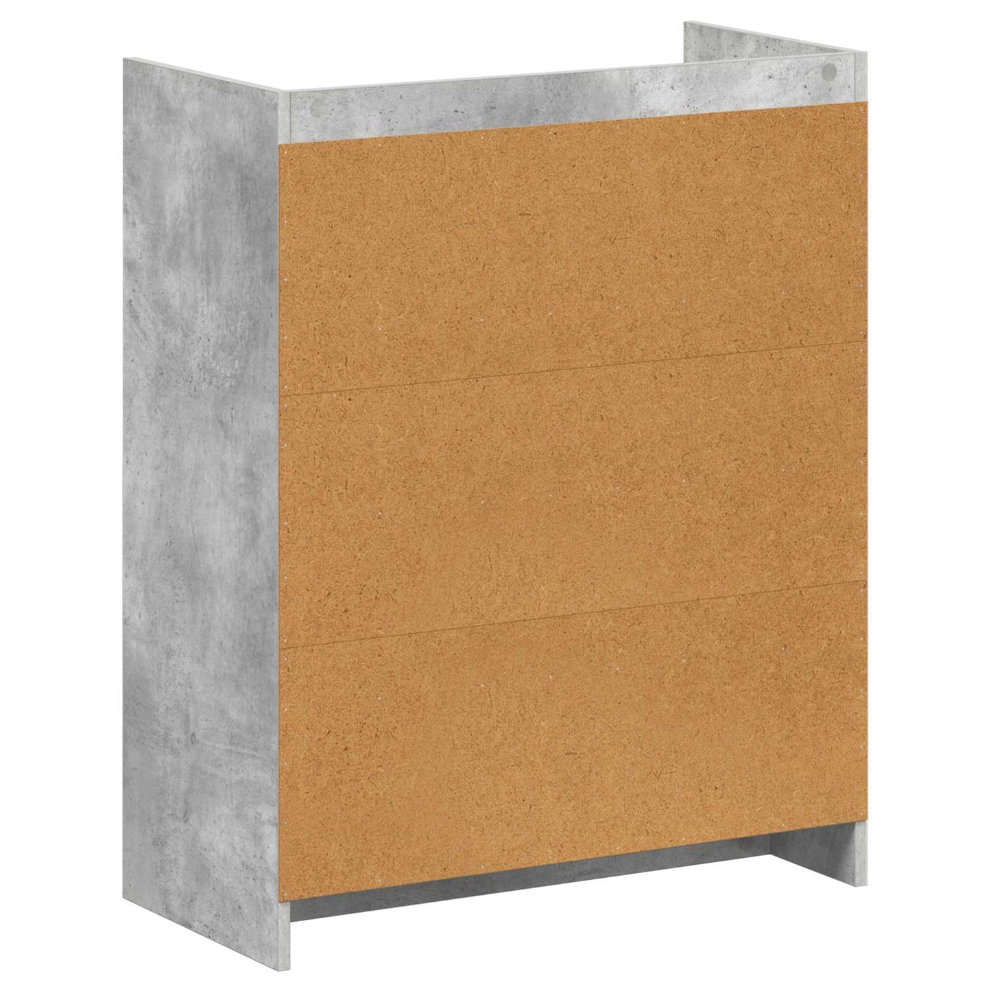 Cipőszekrény tárolóval Betonszürke 73,5 x 36 x 92 cm Szerelt Fa