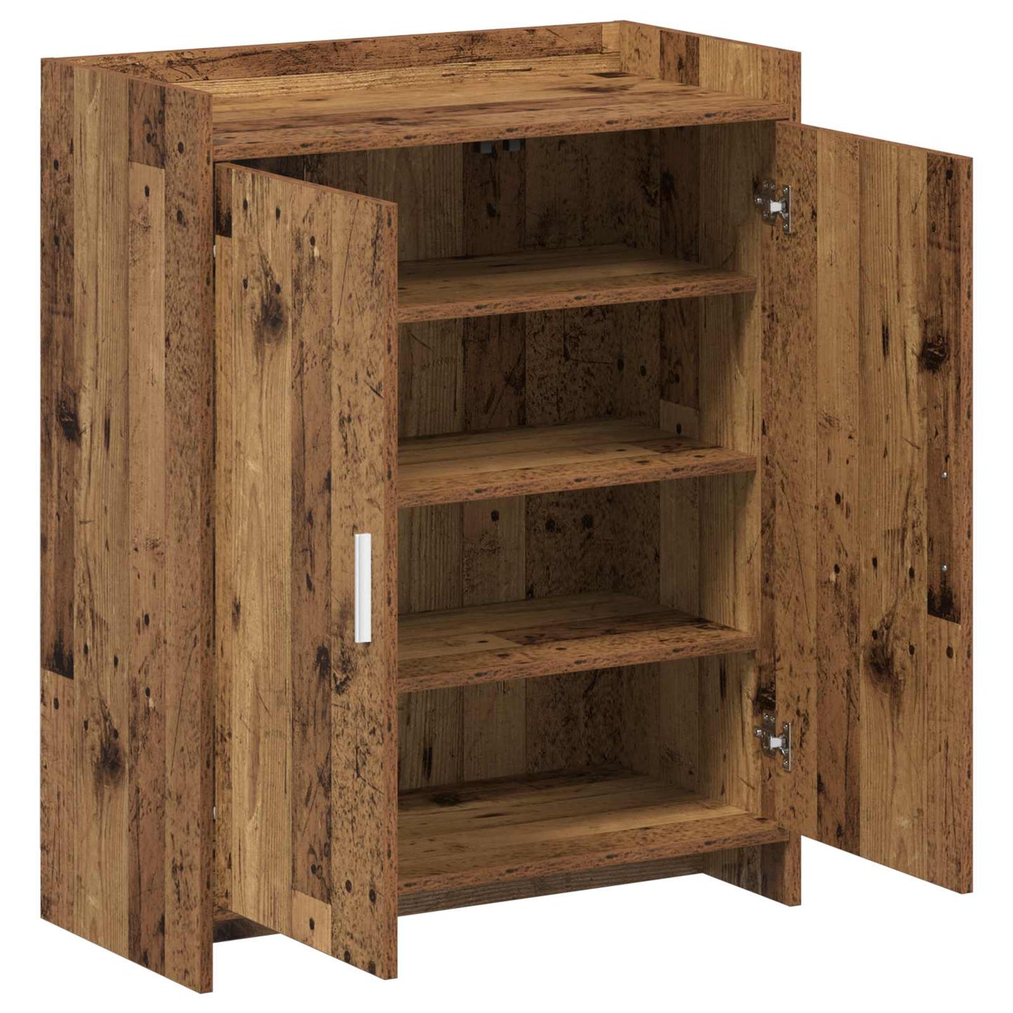 Cipőszekrény tárolóval Antik Fa 73,5 x 36 x 92 cm Szerelt Fa