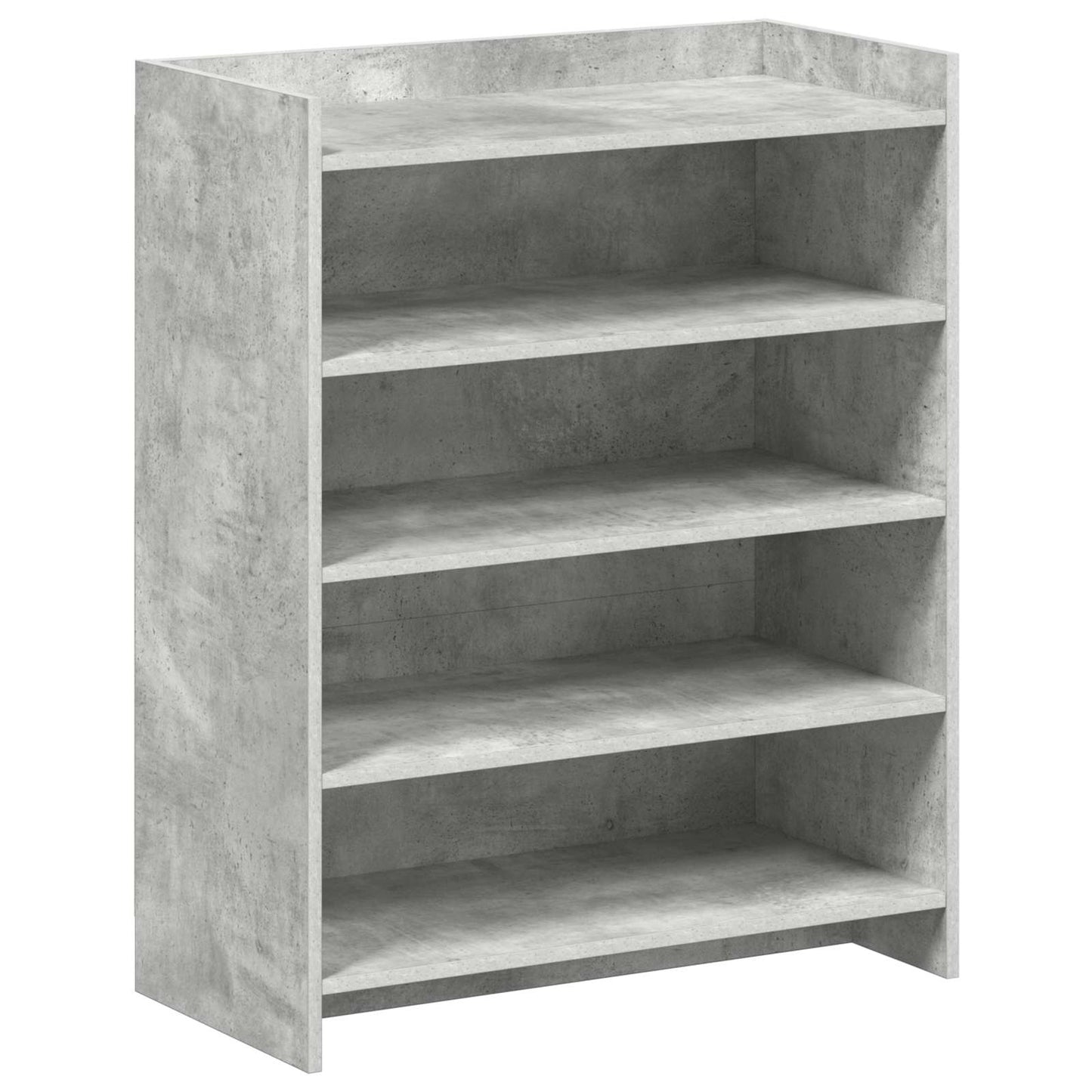 Cipőszekrény tárolóval Betonszürke 73,5 x 36 x 92 cm Szerelt Fa