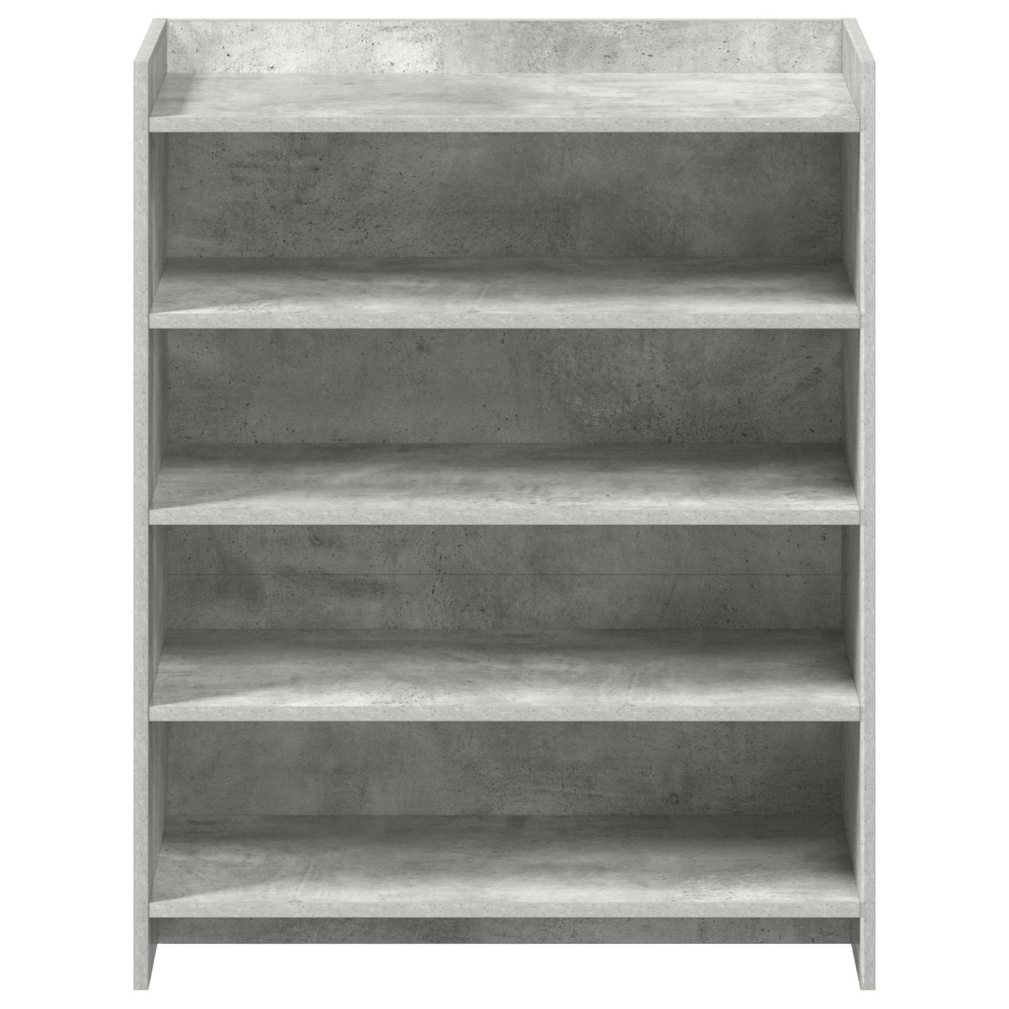 Cipőszekrény tárolóval Betonszürke 73,5 x 36 x 92 cm Szerelt Fa