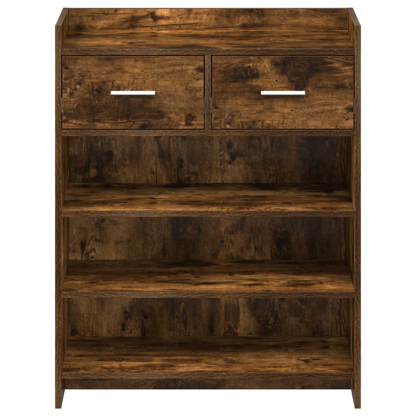 Cipőszekrény fiókkal Füstös Tölgy 73,5 x 36 x 92 cm Szerelt Fa