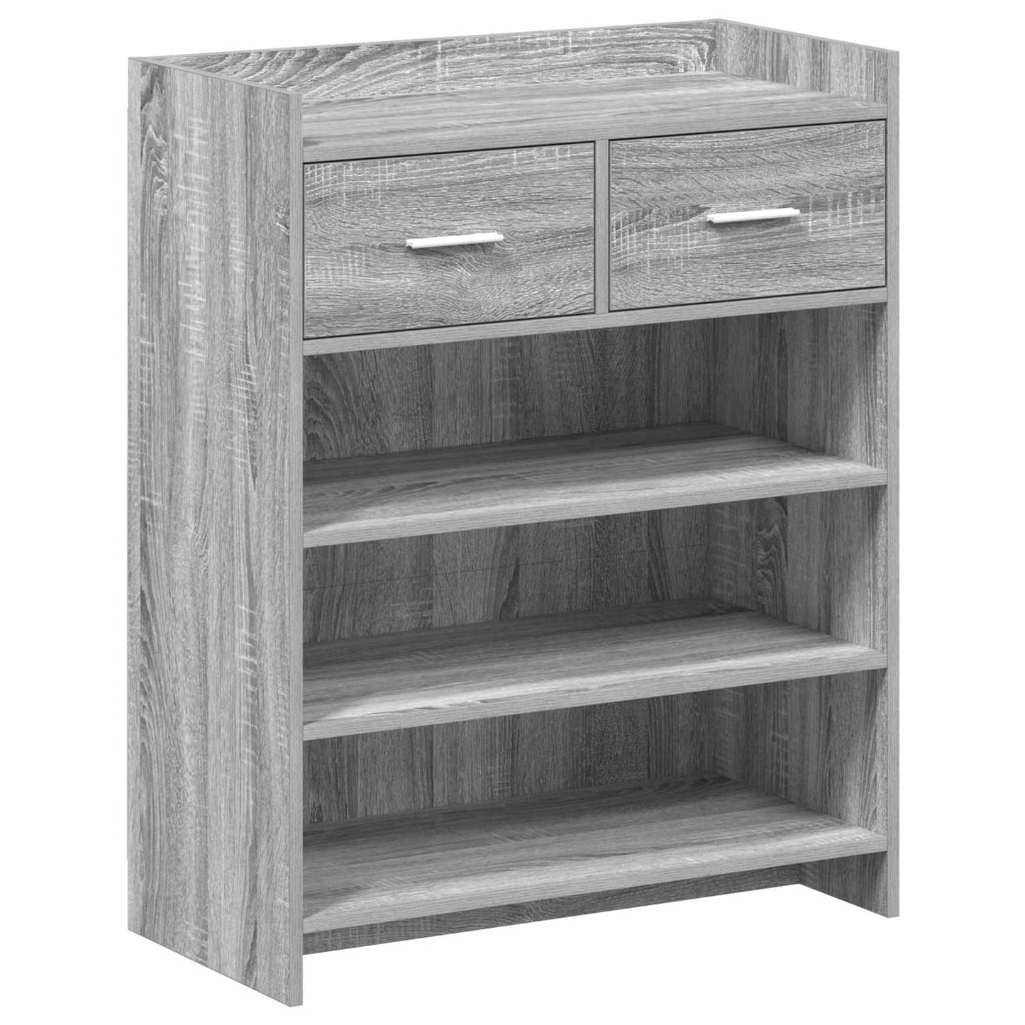 Cipőszekrény fiókkal Szürke Sonoma 73,5 x 36 x 92 cm Szerelt Fa
