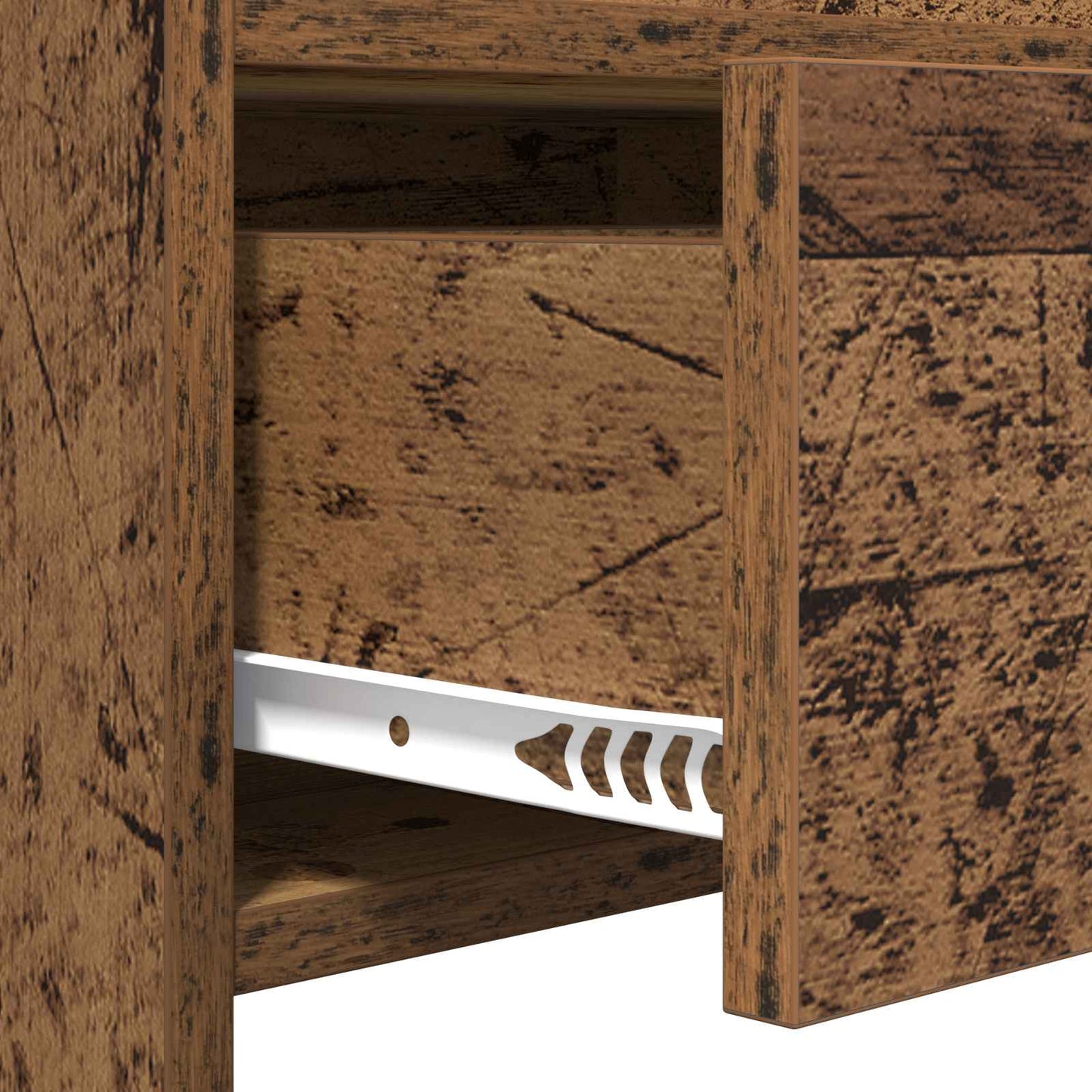 Cipőszekrény fiókkal Antik Fa 73,5 x 36 x 92 cm Szerelt Fa
