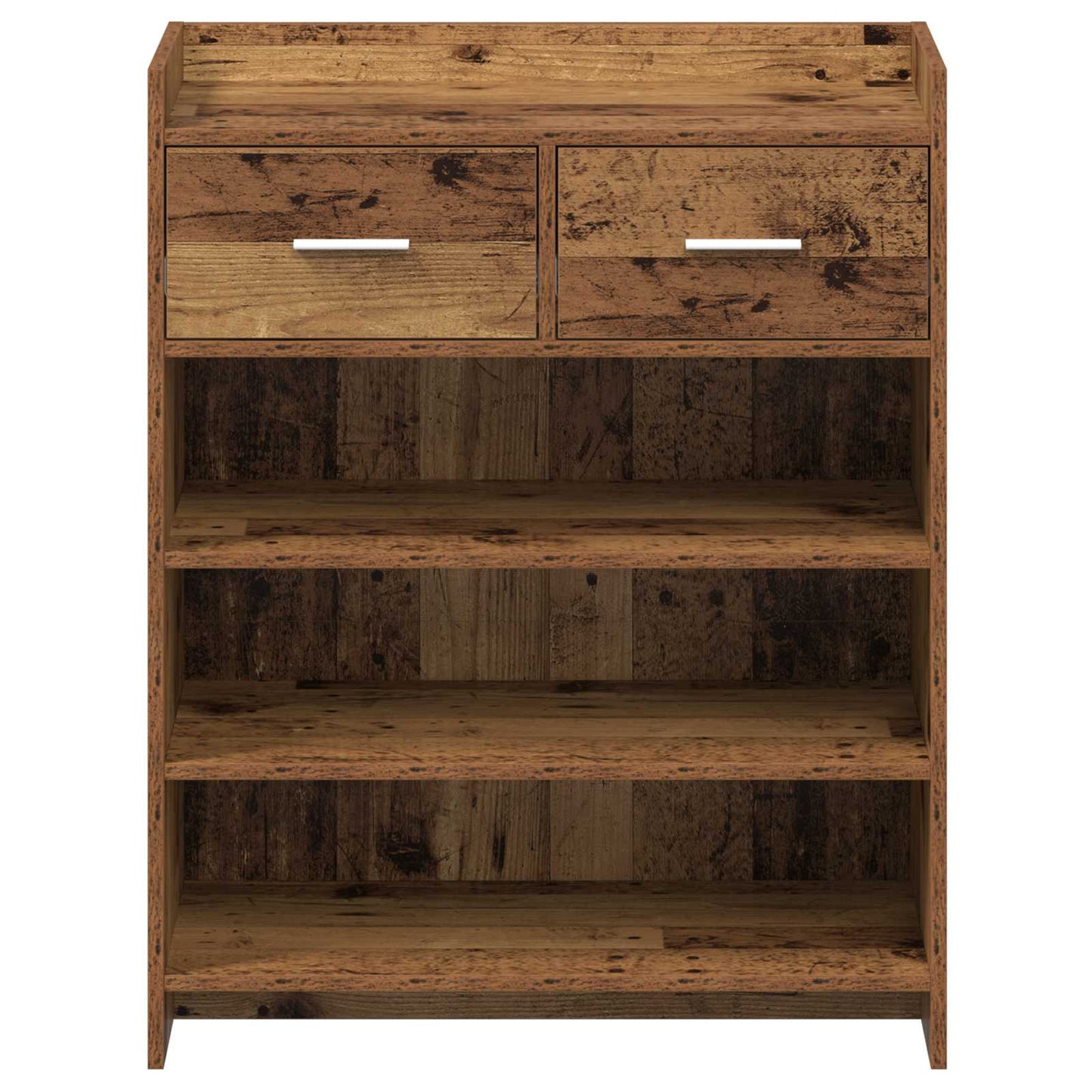 Cipőszekrény fiókkal Antik Fa 73,5 x 36 x 92 cm Szerelt Fa