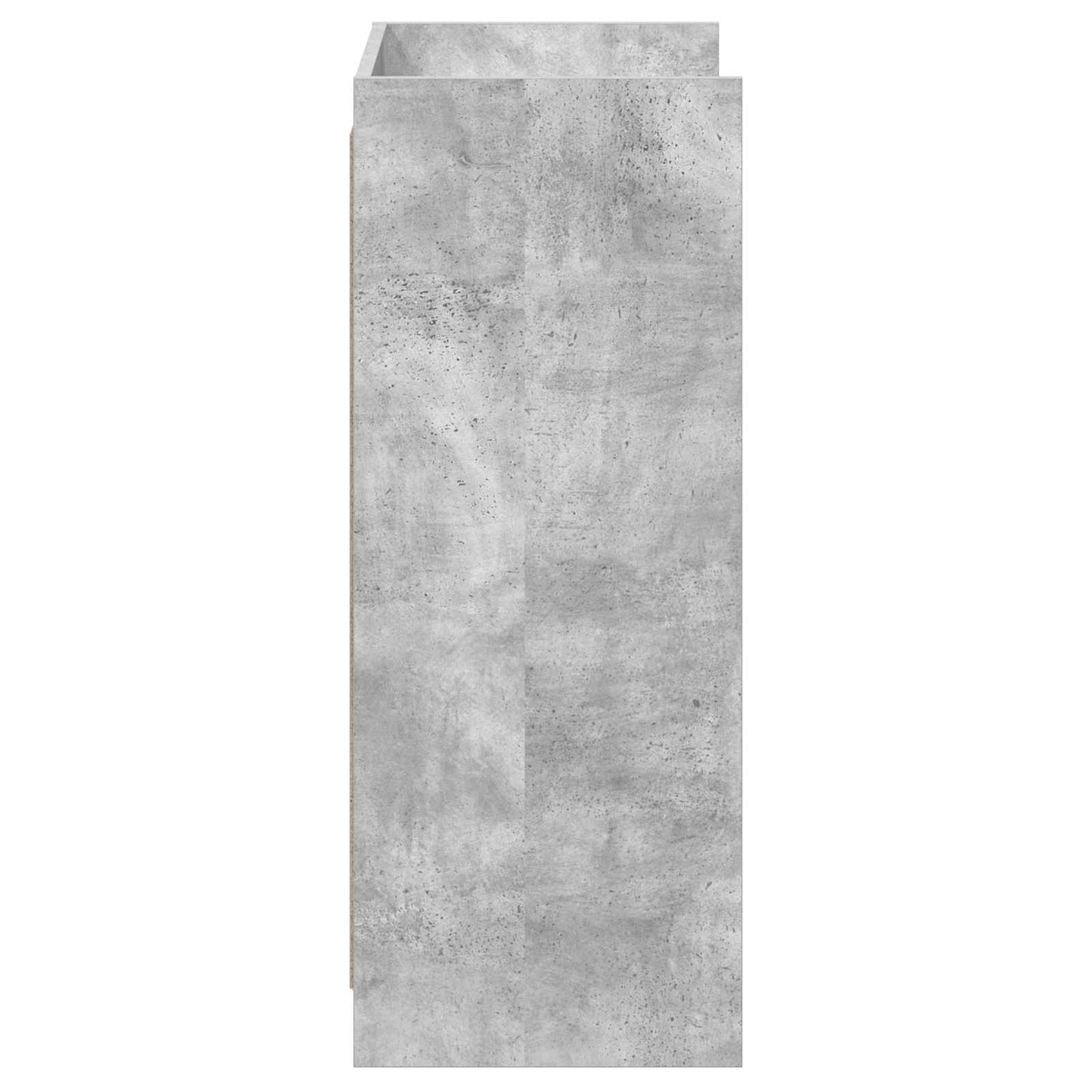 Cipőszekrény tárolóval Betonszürke 48 x 36 x 92 cm Szerelt Fa