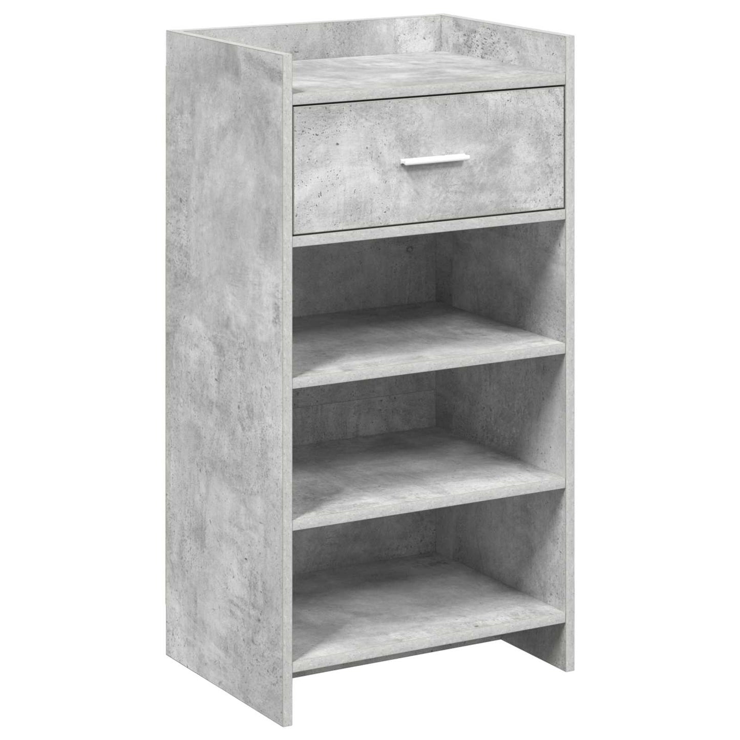 Cipőszekrény fiókkal Betonszürke 48 x 36 x 92 cm Szerelt Fa