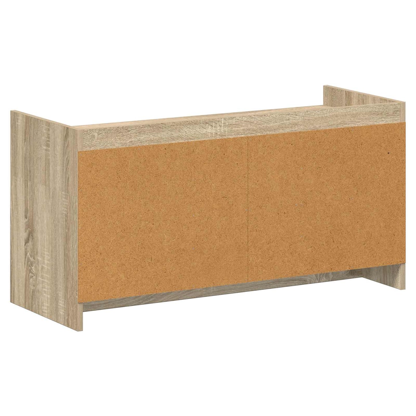 Cipőszekrény ajtóval Sonoma Tölgy 100 x 39,5 x 51 cm Szerelt Fa