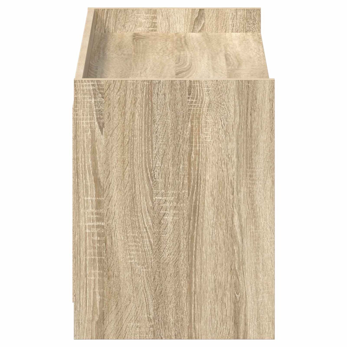 Cipőszekrény ajtóval Sonoma Tölgy 100 x 39,5 x 51 cm Szerelt Fa