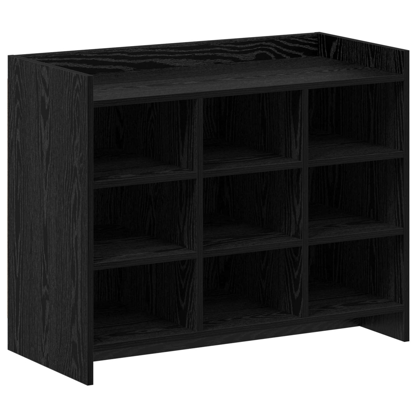 Cipőszekrény Fekete Tölgy 85 x 39,5 x 70 cm Szerelt Fa