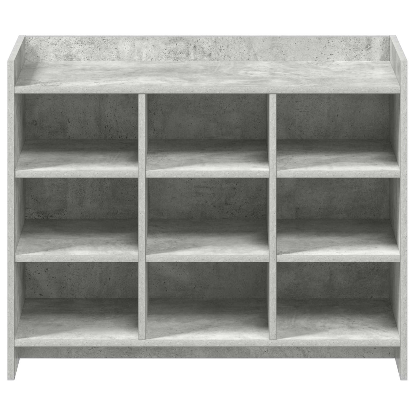Cipőszekrény tárolóval Betonszürke 85 x 39,5 x 70 cm Szerelt Fa