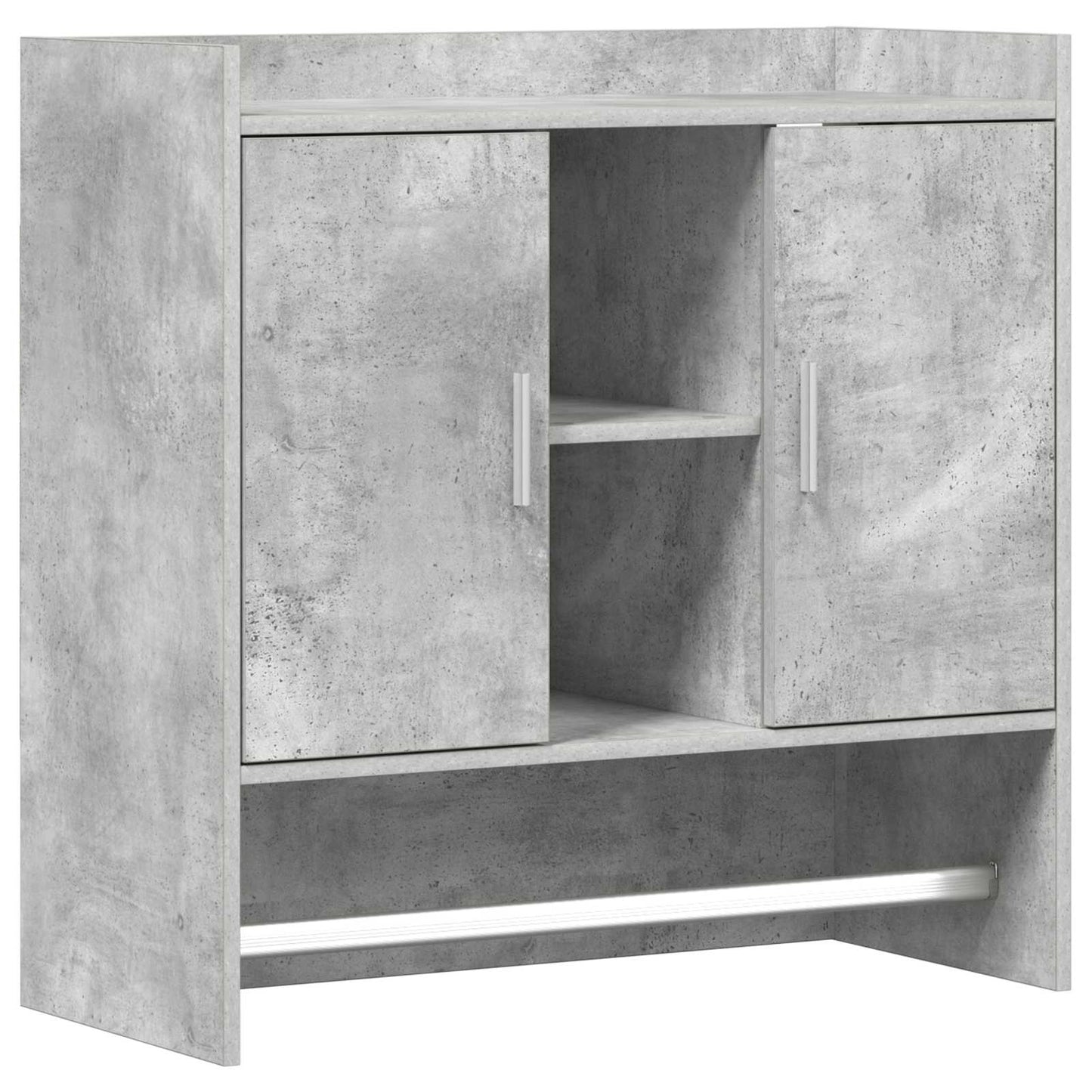 Falpolc Falra szerelhető Betonszürke 80 x 36 x 80 cm Szerelt Fa