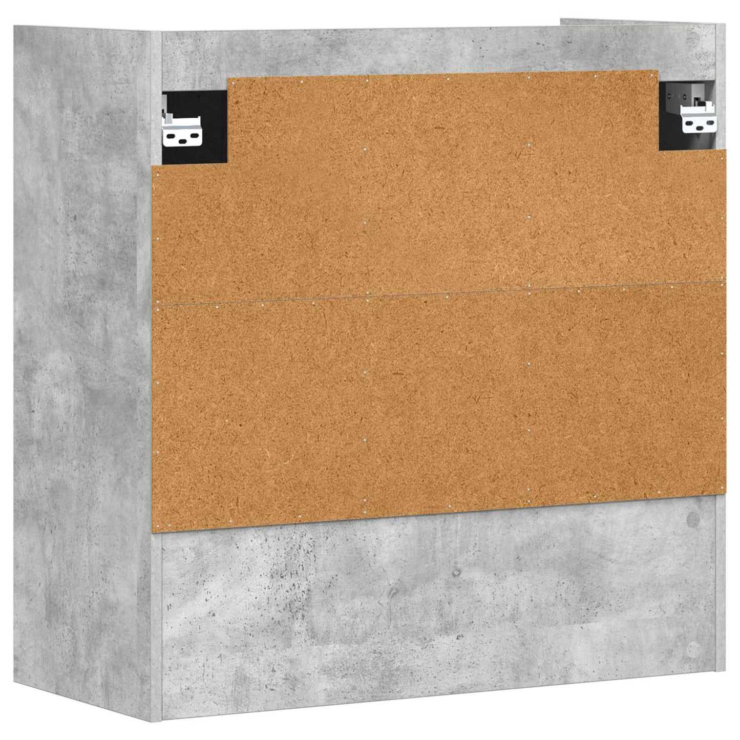 Falpolc Falra szerelhető Betonszürke 80 x 36 x 80 cm Szerelt Fa