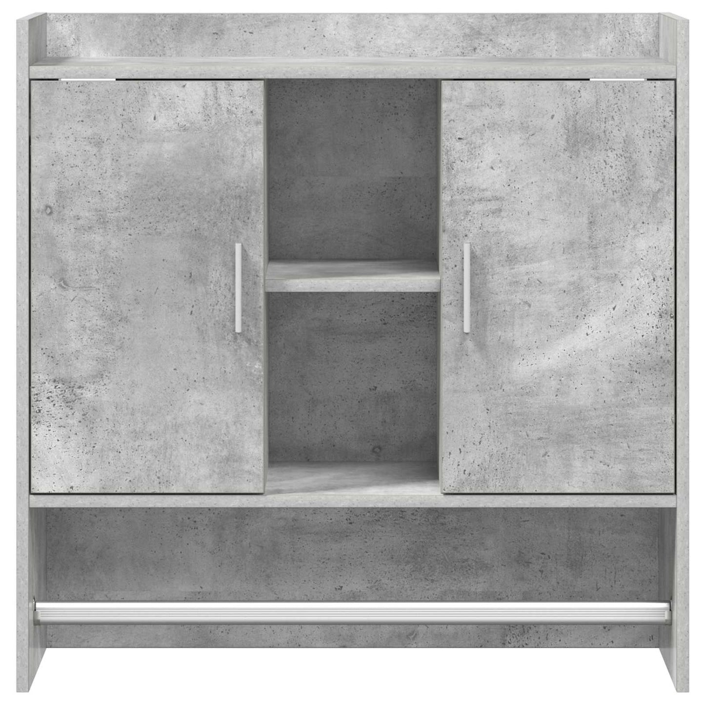 Falpolc Falra szerelhető Betonszürke 80 x 36 x 80 cm Szerelt Fa