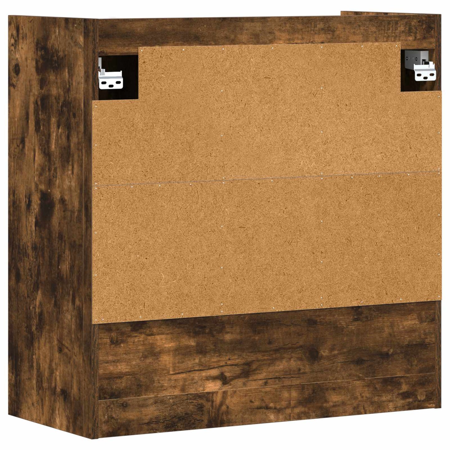 Falpolc Falra szerelhető Füstös Tölgy 80 x 36 x 80 cm