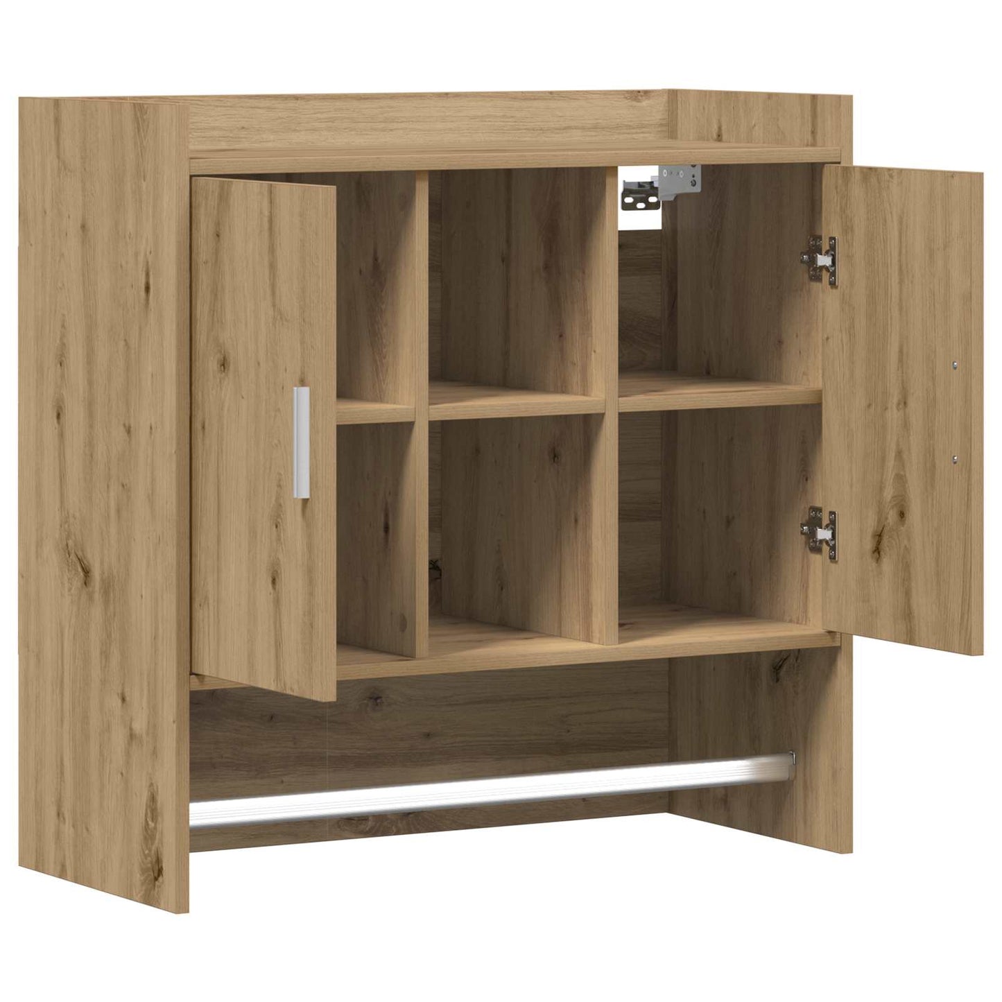 Falpolc Falra szerelhető Kézműves Tölgy 80 x 36 x 80 cm