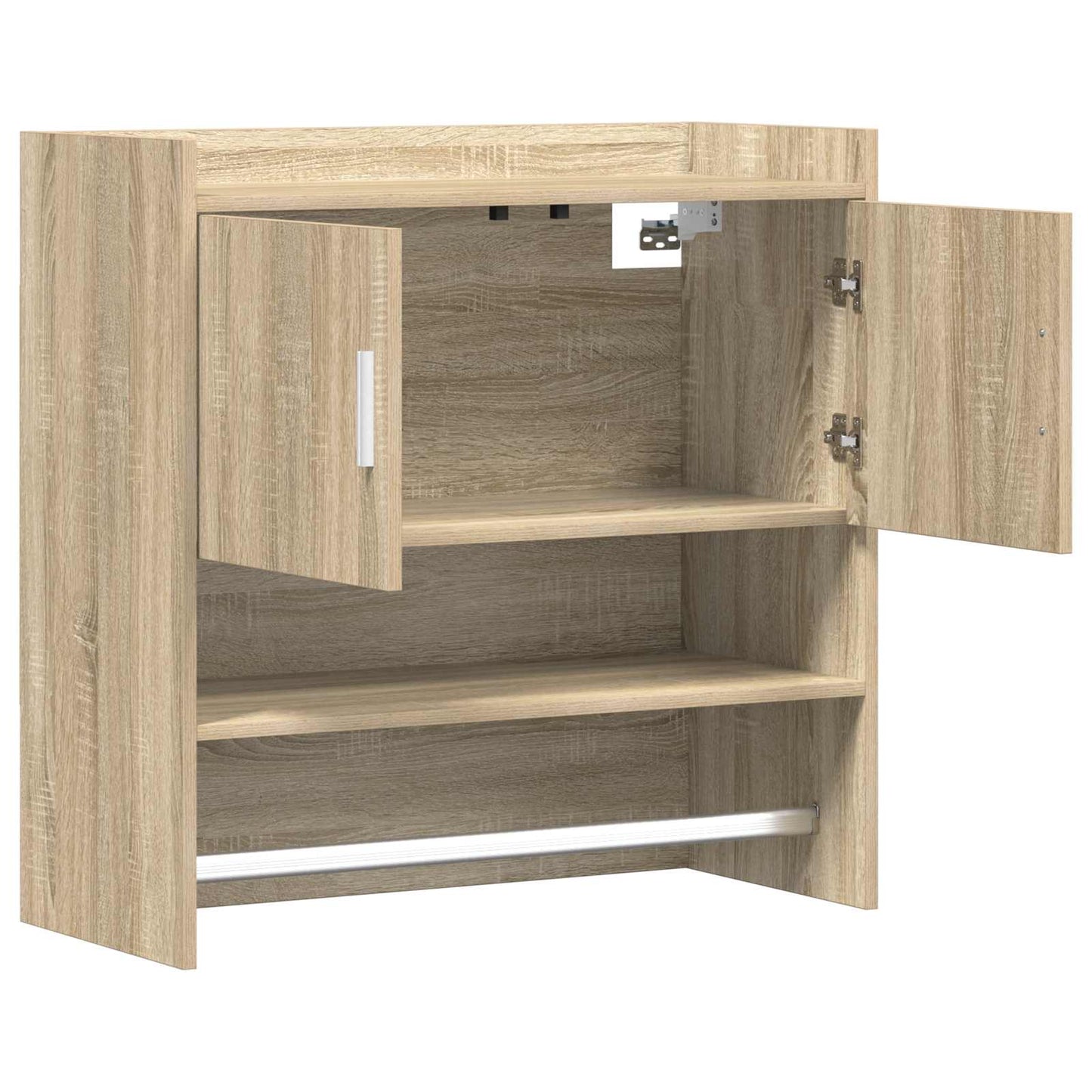 Falpolc Falra szerelhető Sonoma Tölgy 80 x 36 x 80 cm