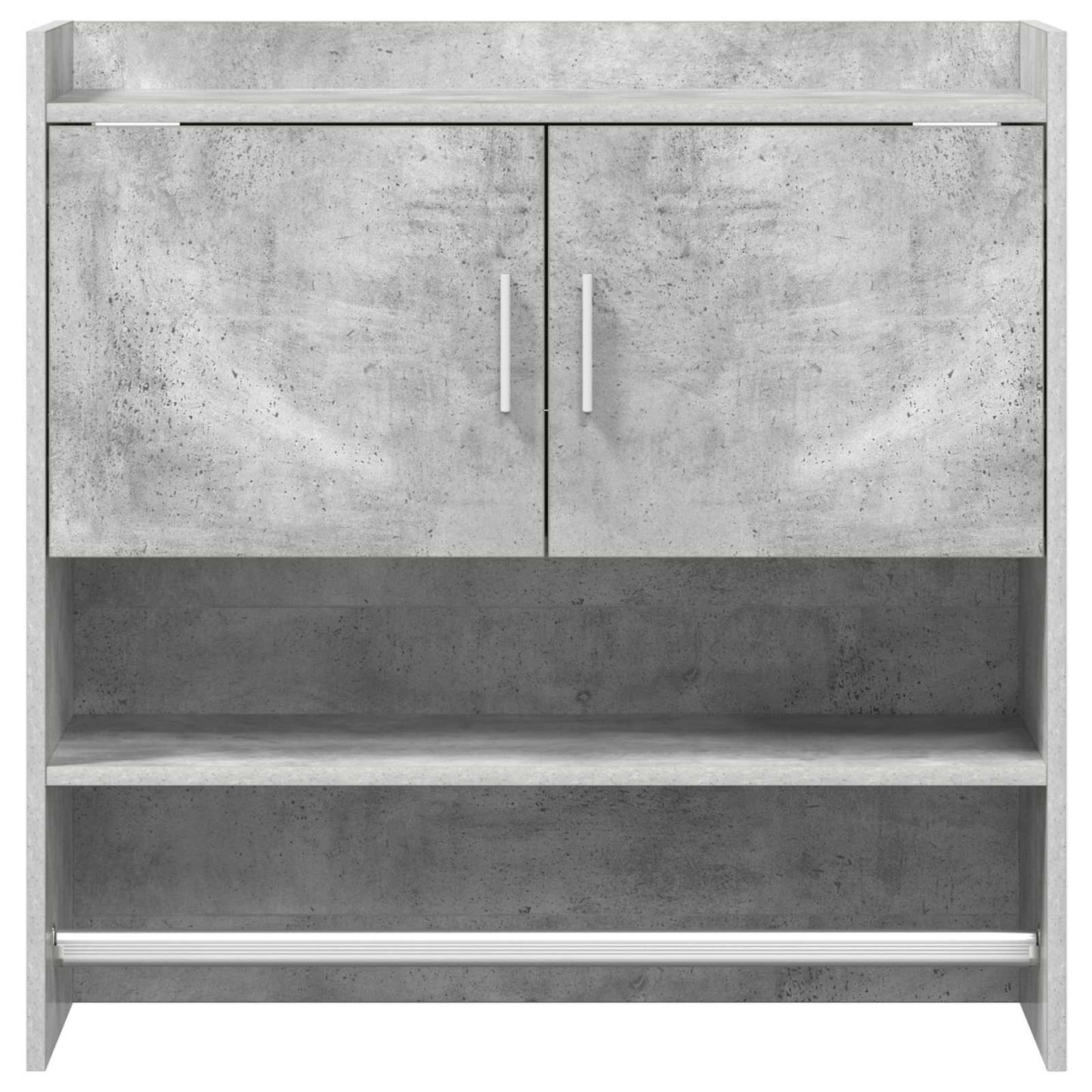 Falpolc Falra szerelhető Betonszürke 80 x 36 x 80 cm Szerelt Fa