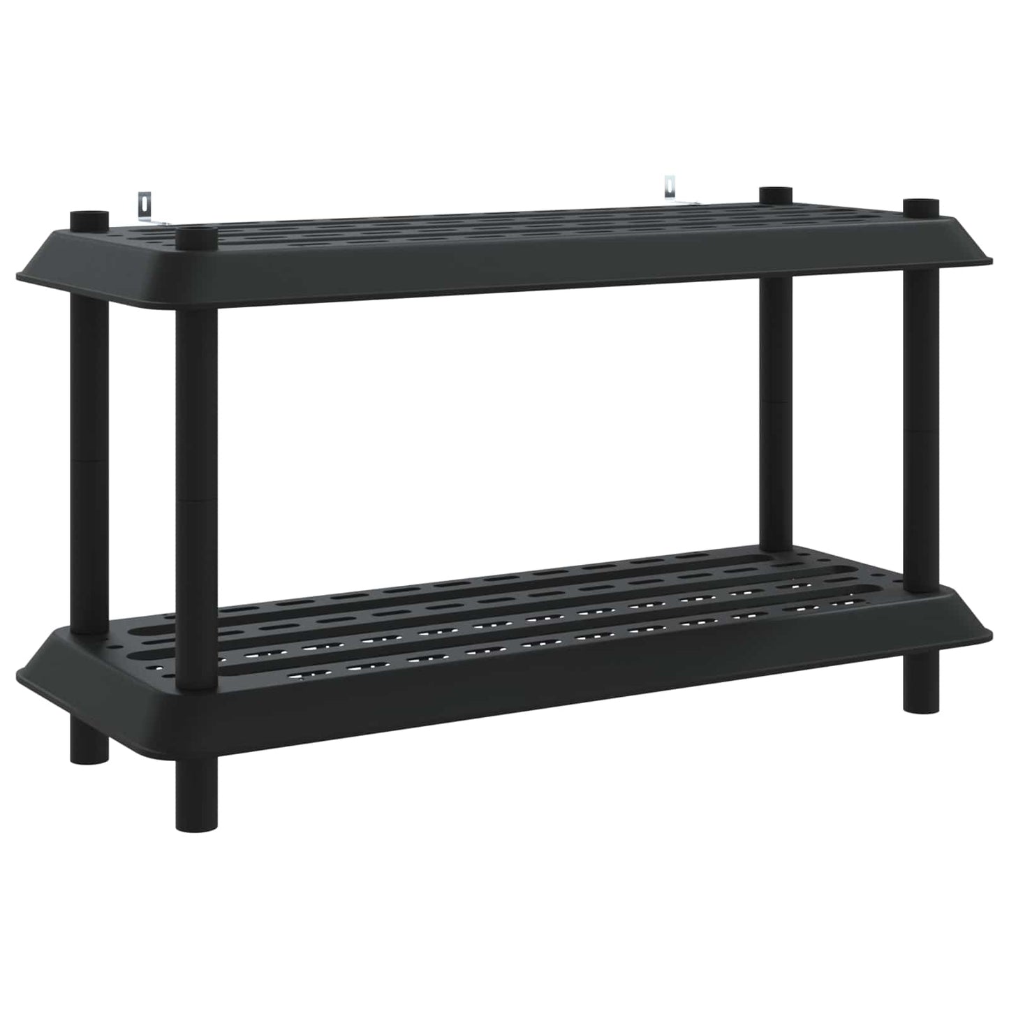 Polc egység 2 szint 100 x 40 x 55,5 cm PP Antracitszürke