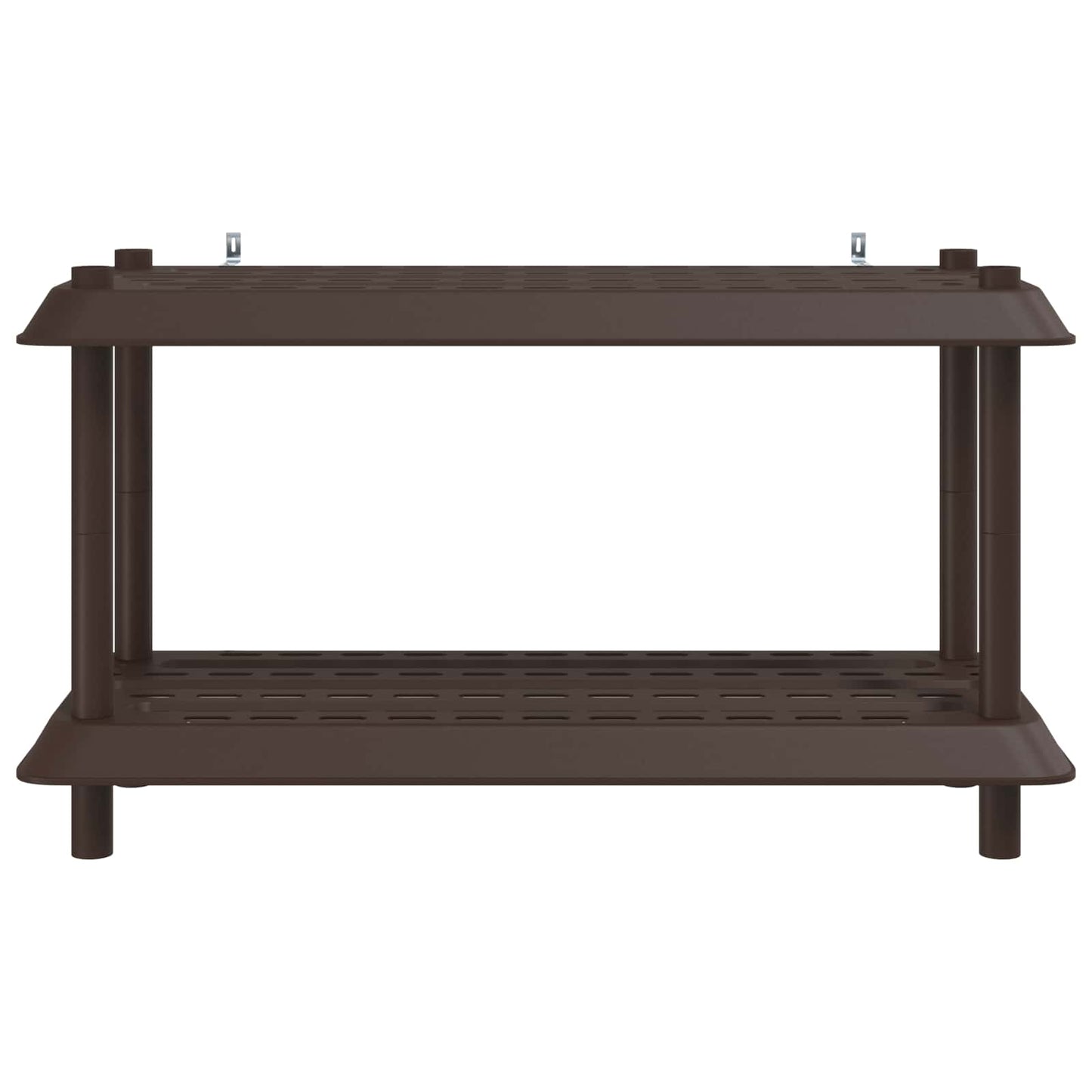 Polc egység 2 szint 100 x 40 x 55,5 cm PP Barna