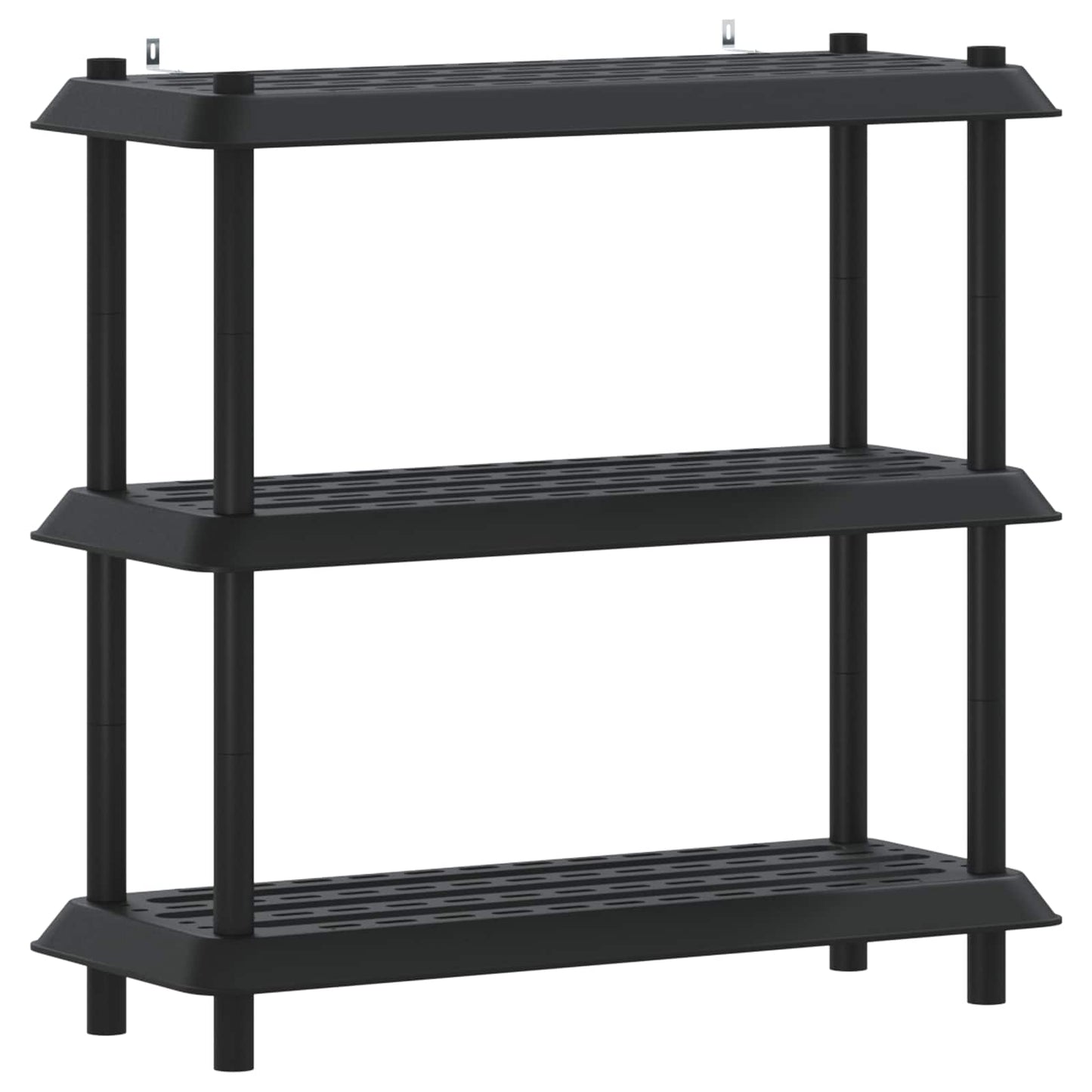 Polc egység 3 szint 100 x 40 x 96 cm PP Antracitszürke
