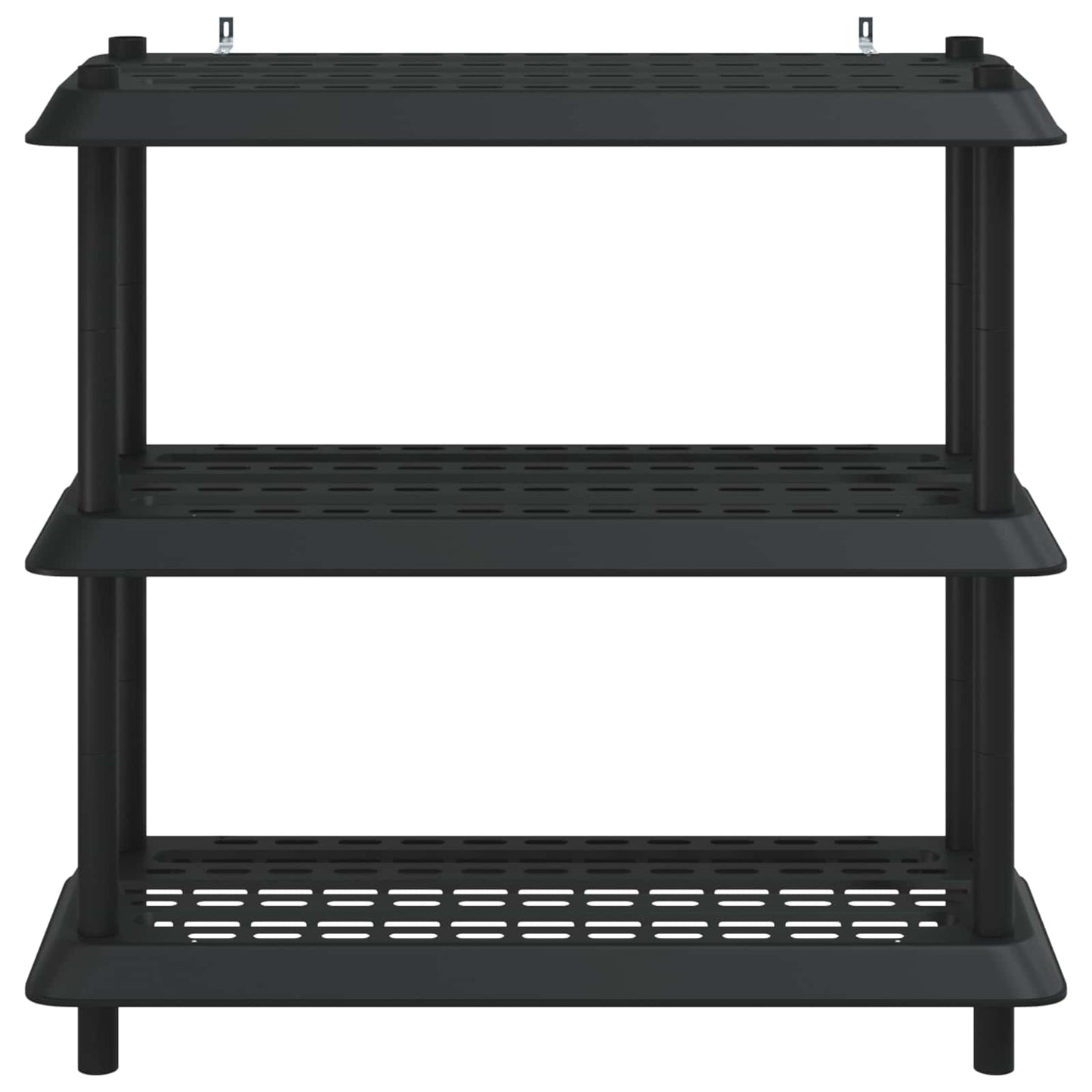 Polc egység 3 szint 100 x 40 x 96 cm PP Antracitszürke