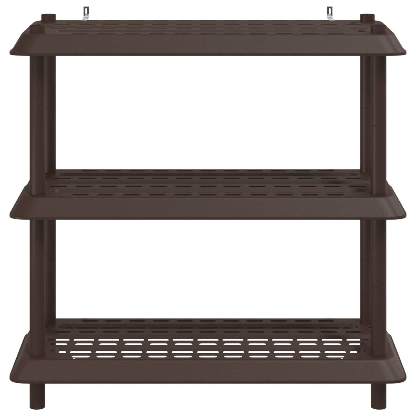 Polc egység 3 szint 100 x 40 x 96 cm PP Barna
