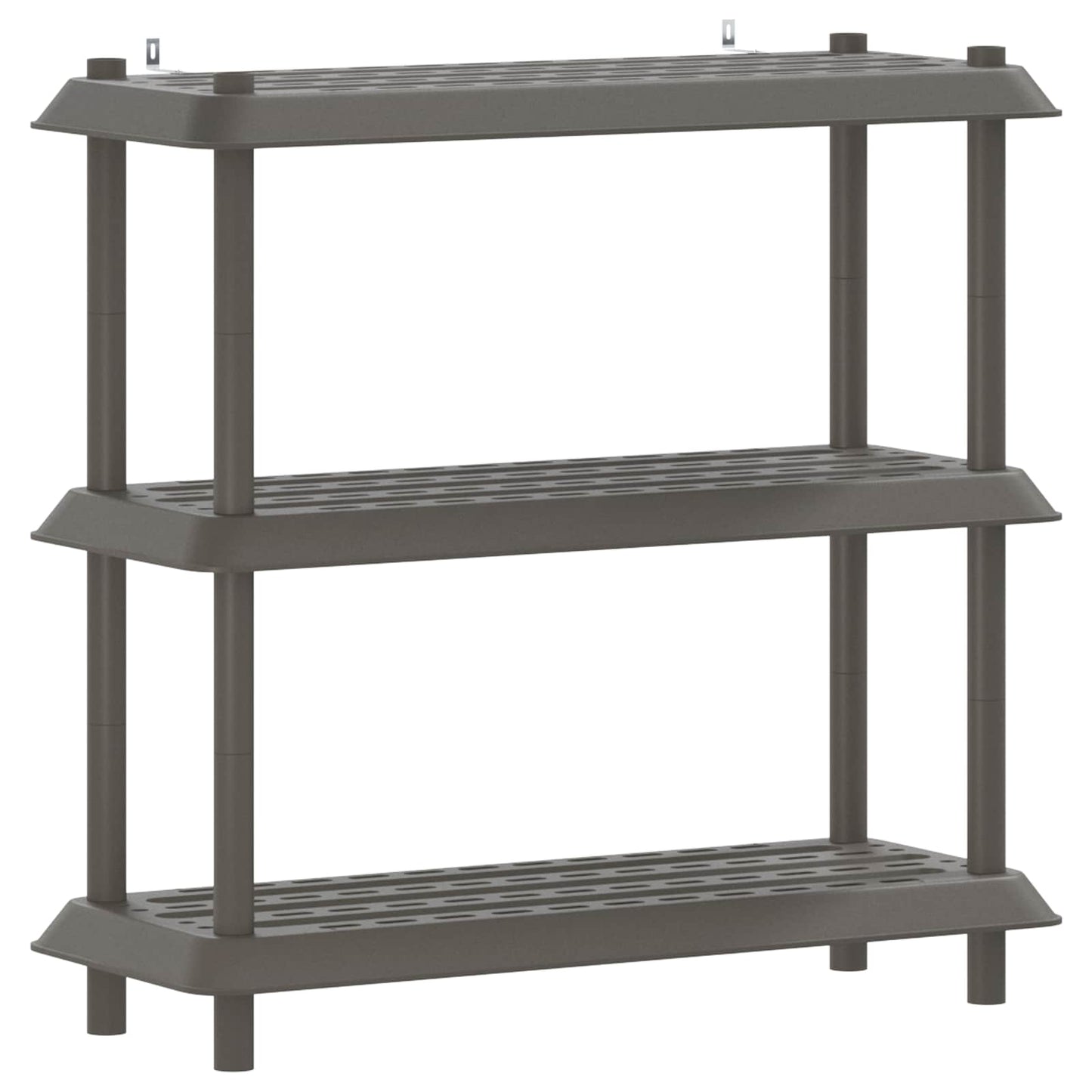 Polc egység 3 szint 100 x 40 x 96 cm PP Világosszürke