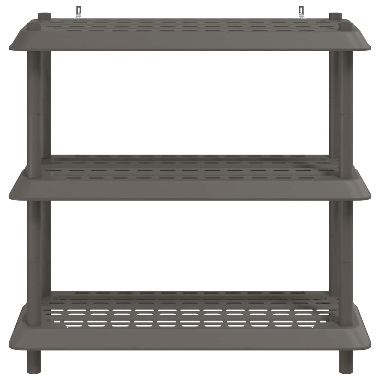 Polc egység 3 szint 100 x 40 x 96 cm PP Világosszürke