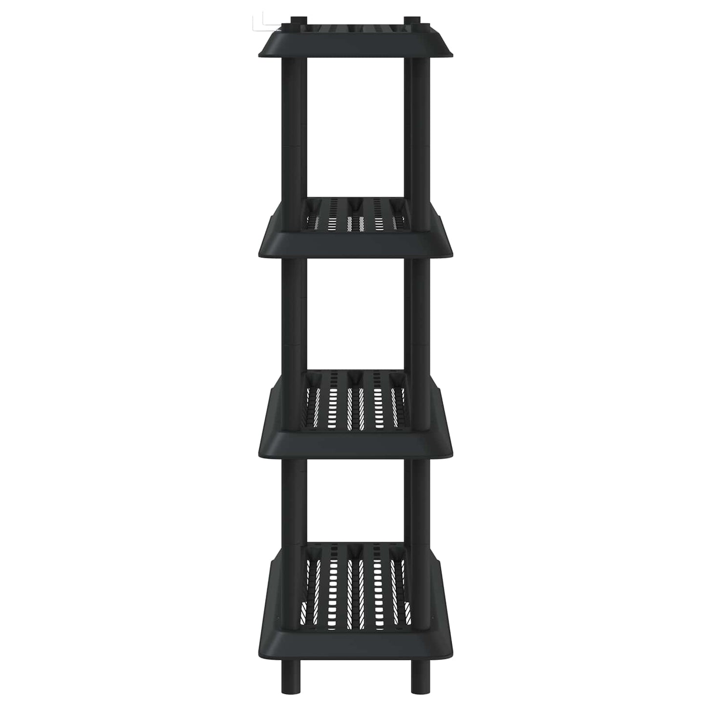 Polc egység 4 szint 100 x 40 x 136,5 cm PP Antracitszürke